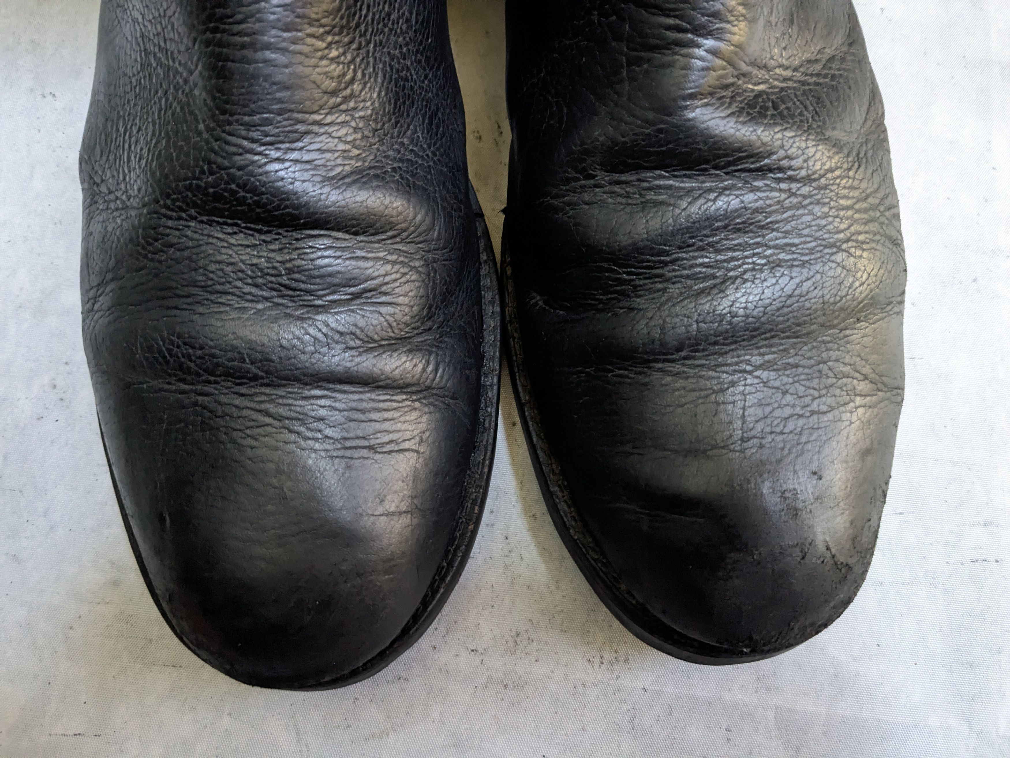 Frye Frye Harness Boots Black 13 D Back Zip Leather Size US 13 / EU 46 - 7 Thumbnail