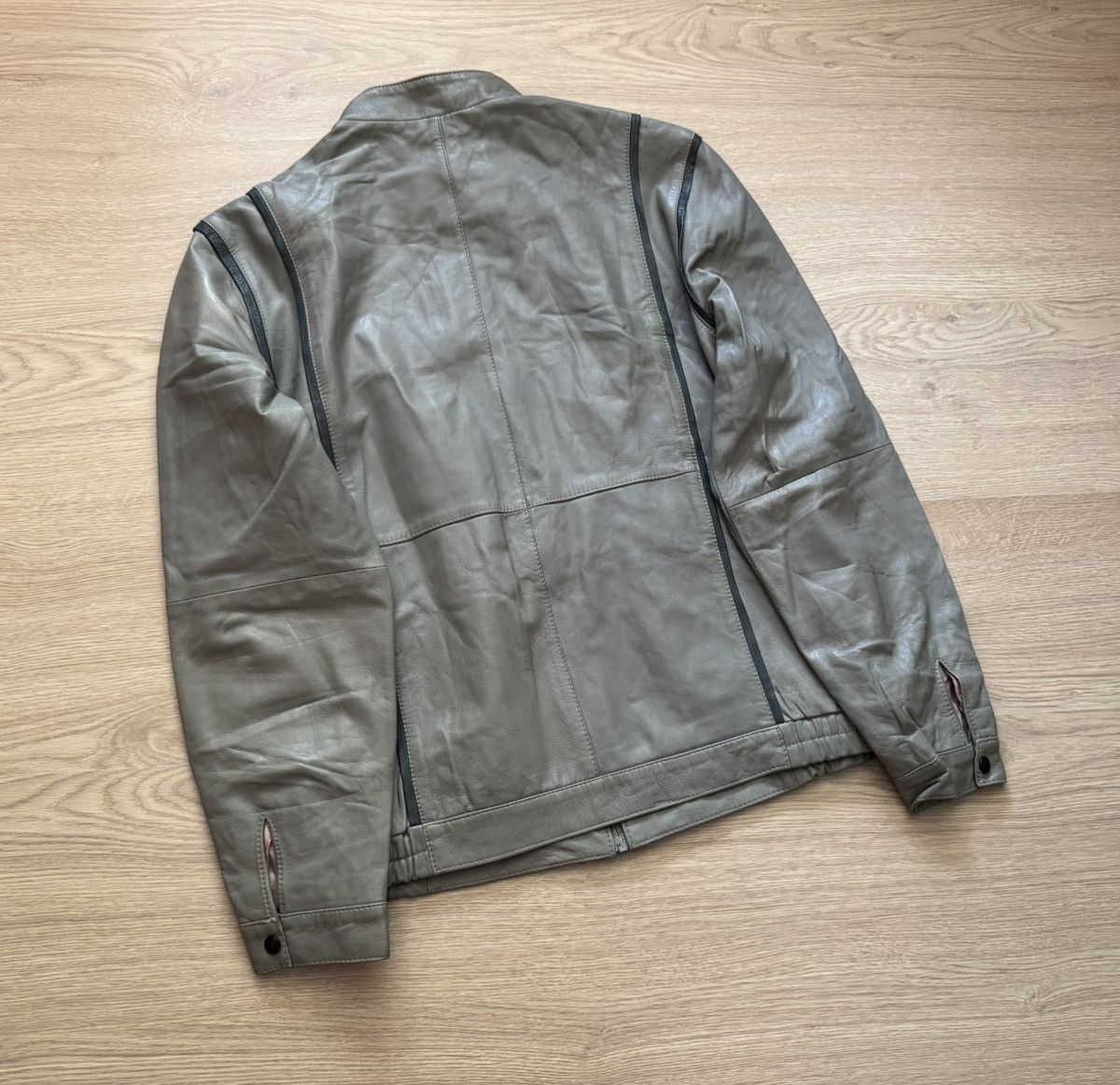 Genuine Leather Vintage 70-80’s Lakeland Genuine Leather Moto Racing Jacket Size US L / EU 52-54 / 3 - 5 Thumbnail