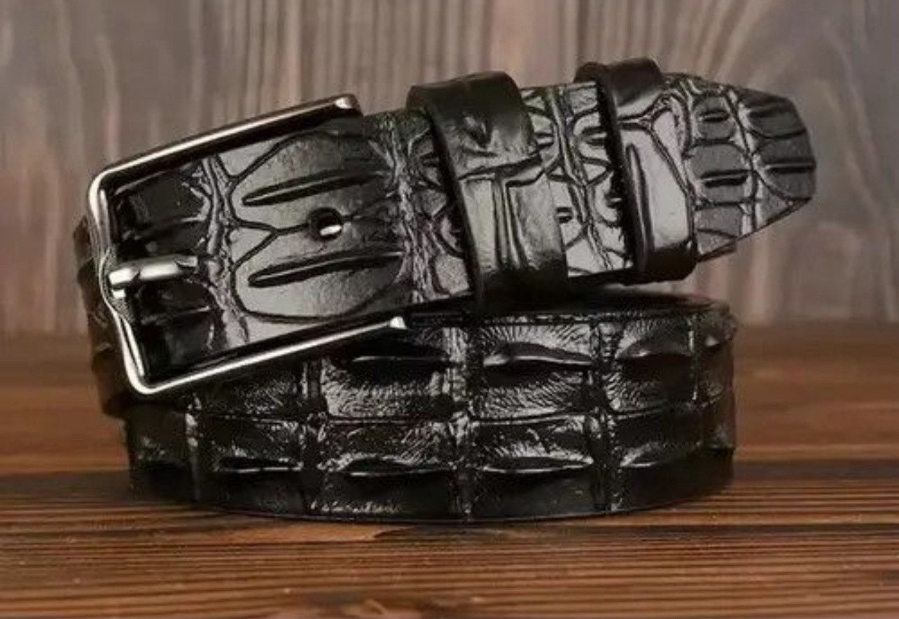 Leather Crocodile Leather Pin Alligator Belt Size ONE SIZE - 1 Thumbnail