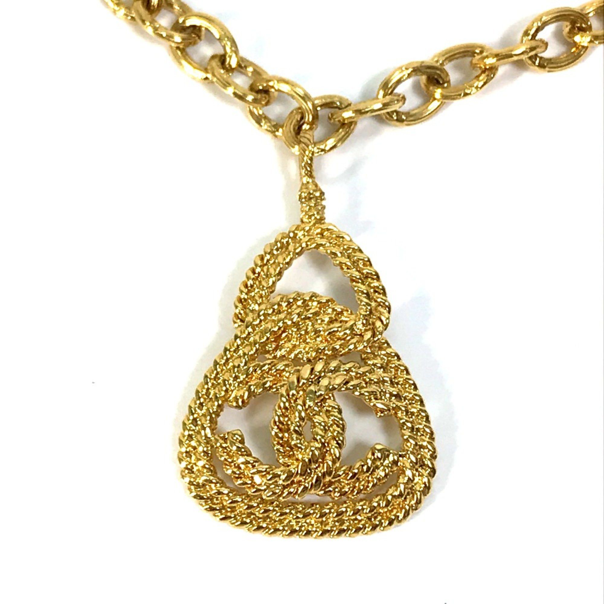 Chanel Chanel CC Mark Accessories Necklace Gold Size ONE SIZE - 1 Thumbnail