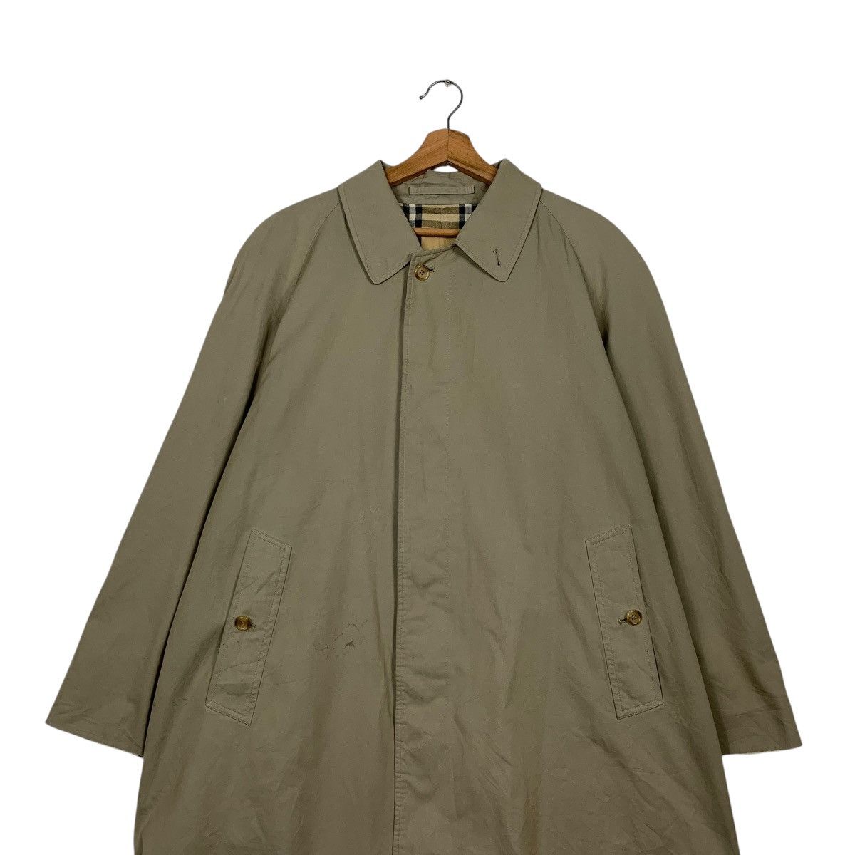 Burberry Vintage Burberrys Nova Check Overcoat Size US L / EU 52-54 / 3 - 4 Thumbnail