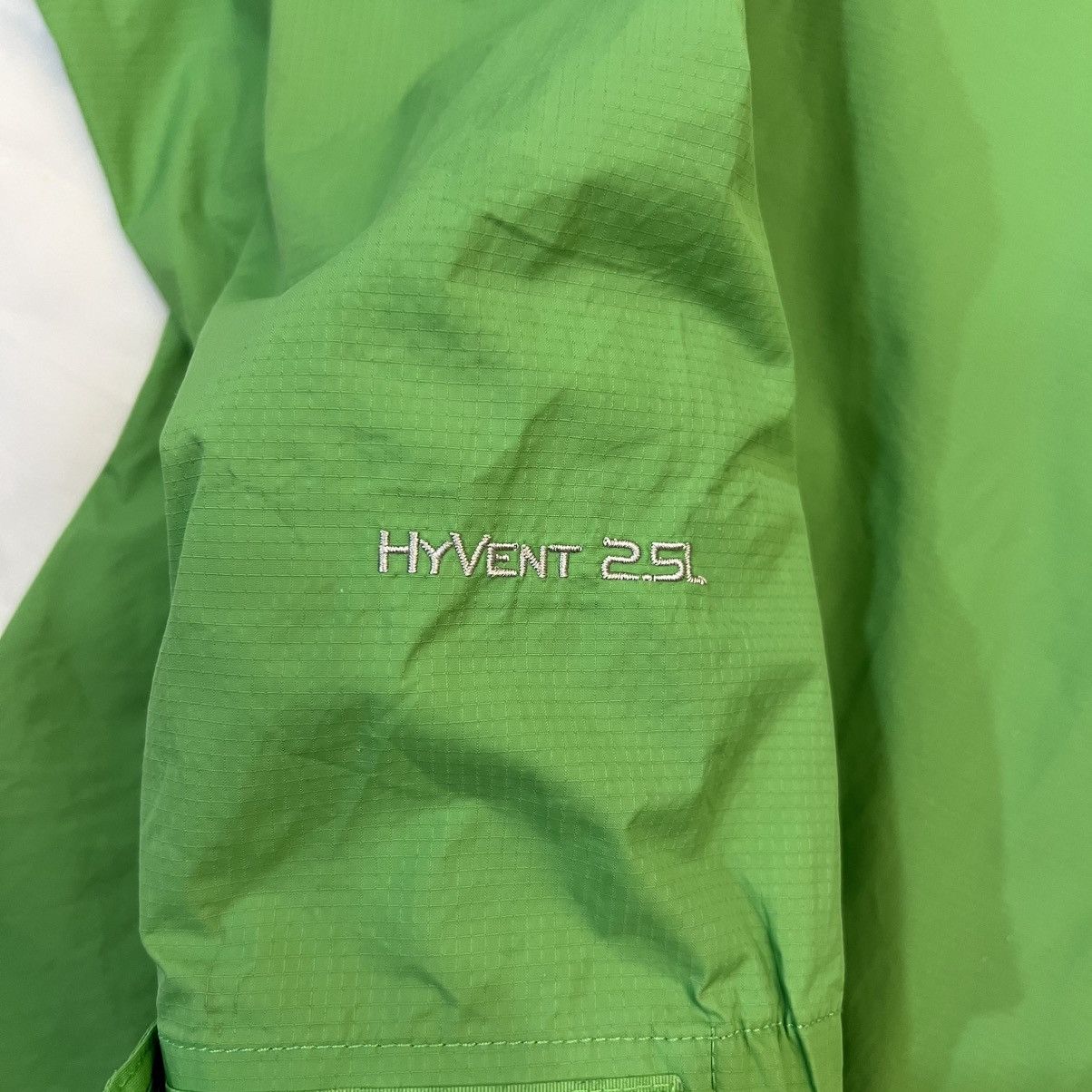 The North Face Hooded Rain Shell Jacket - Lime Green - Women's/Men's [L] Size L / US 10 / IT 46 - 3 Thumbnail