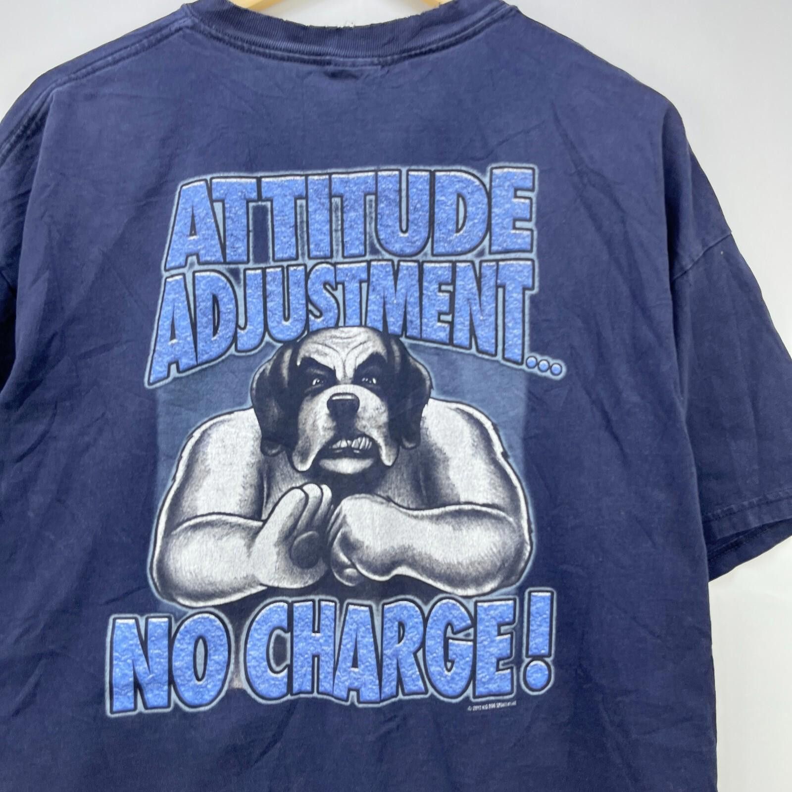 Big Dogs Vintage Big Dogs Attitude Adjustment Graphic T-Shirt 2XL Size US XXL / EU 58 / 5 - 2 Thumbnail