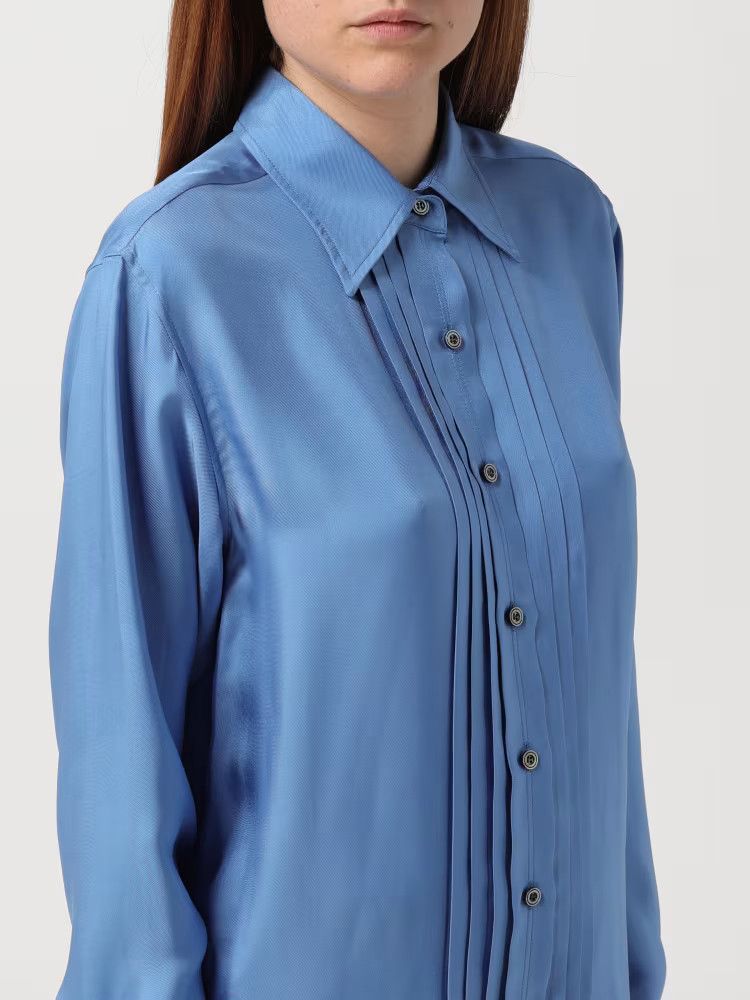 Tom Ford o1y0226 Solid Color Shirt in Light Blue Size M / US 6-8 / IT 42-44 - 5 Thumbnail