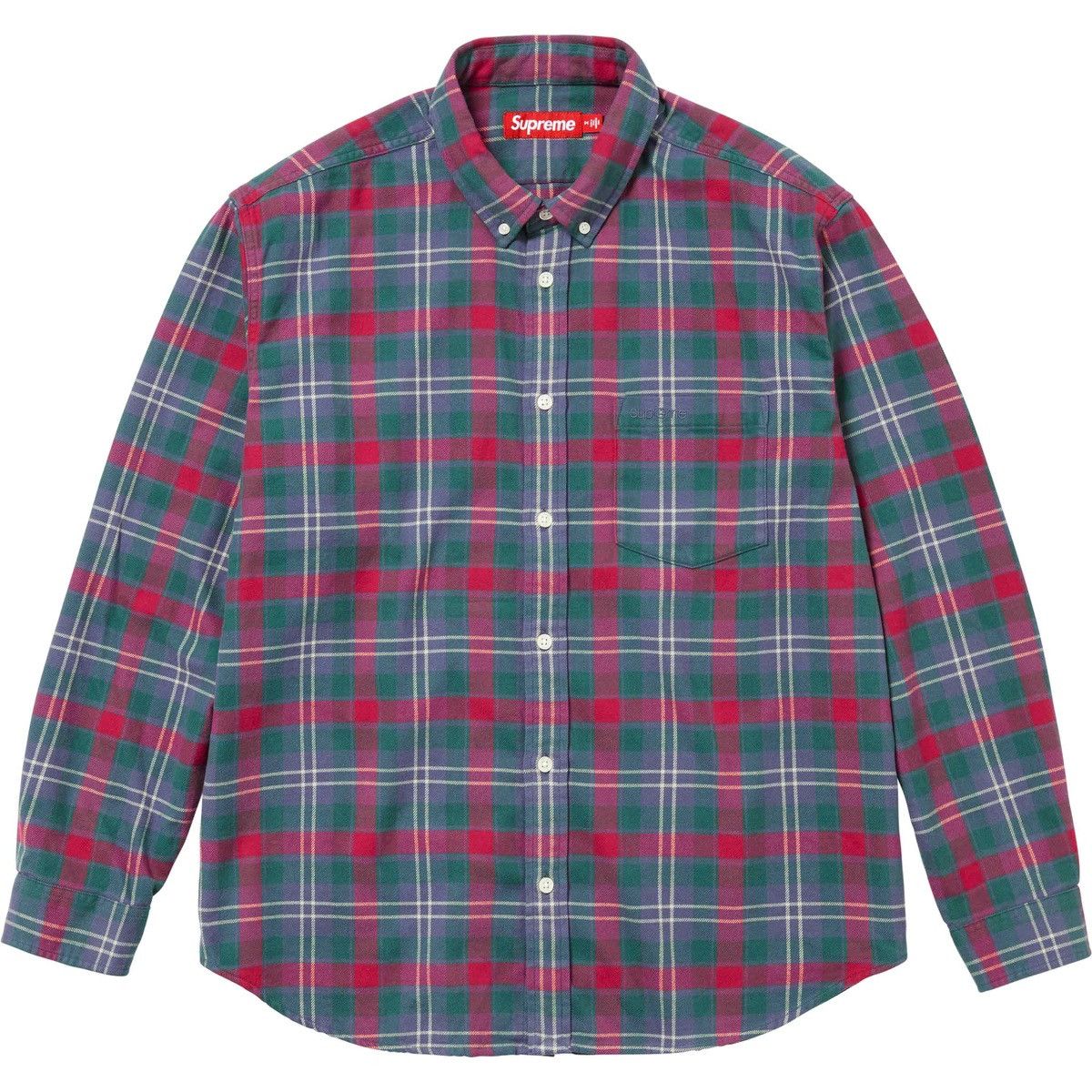 Supreme Plaid Flannel Shirt XL