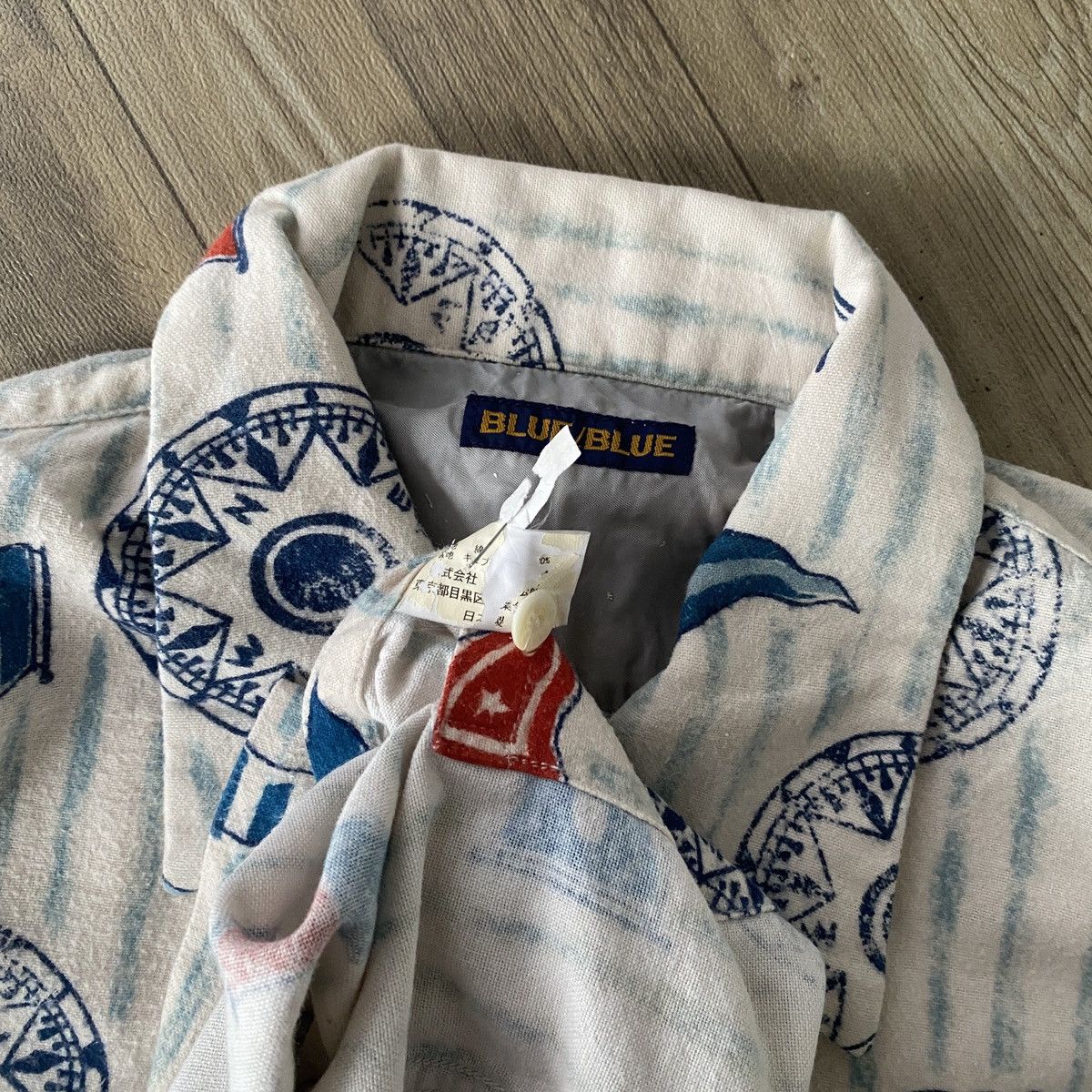 Blue Blue Japan Blue Blue Japan Art Flannel Shirt Pocket Size US L / EU 52-54 / 3 - 6 Thumbnail
