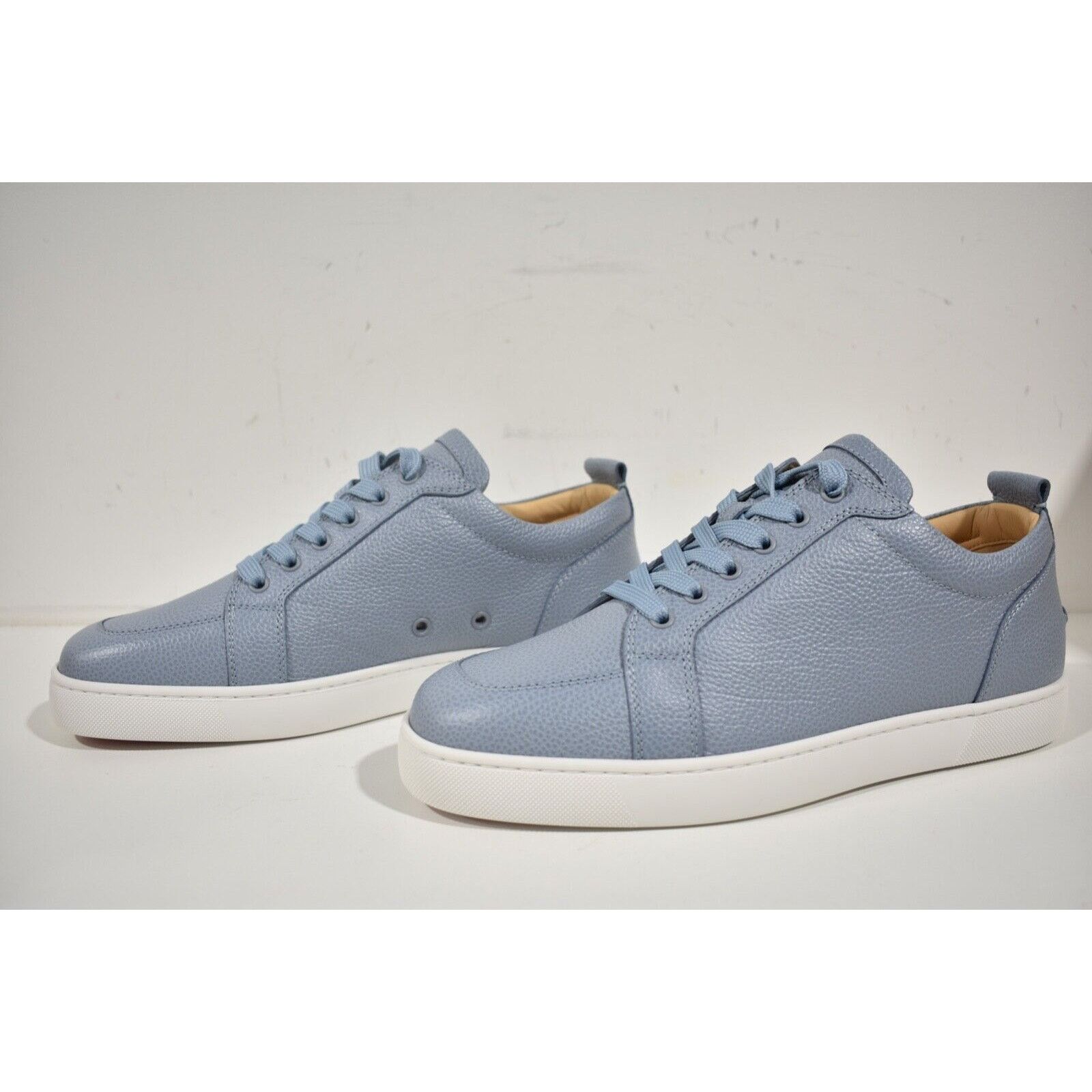 Christian Louboutin Christian Louboutin Rantulow Flat Blue Zinc Leather Low Size US 10.5 / EU 43-44 - 10 Thumbnail