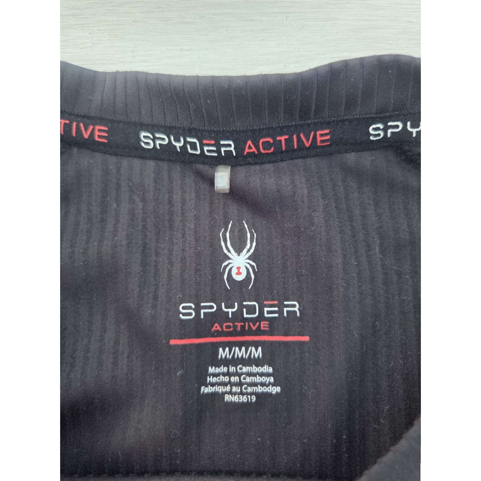 Spyder Spyder Active Shirt Womens M Performance Activewear Athlesisure Shirt Short Sleeve Black M Womens Size M / US 6-8 / IT 42-44 - 2 Thumbnail