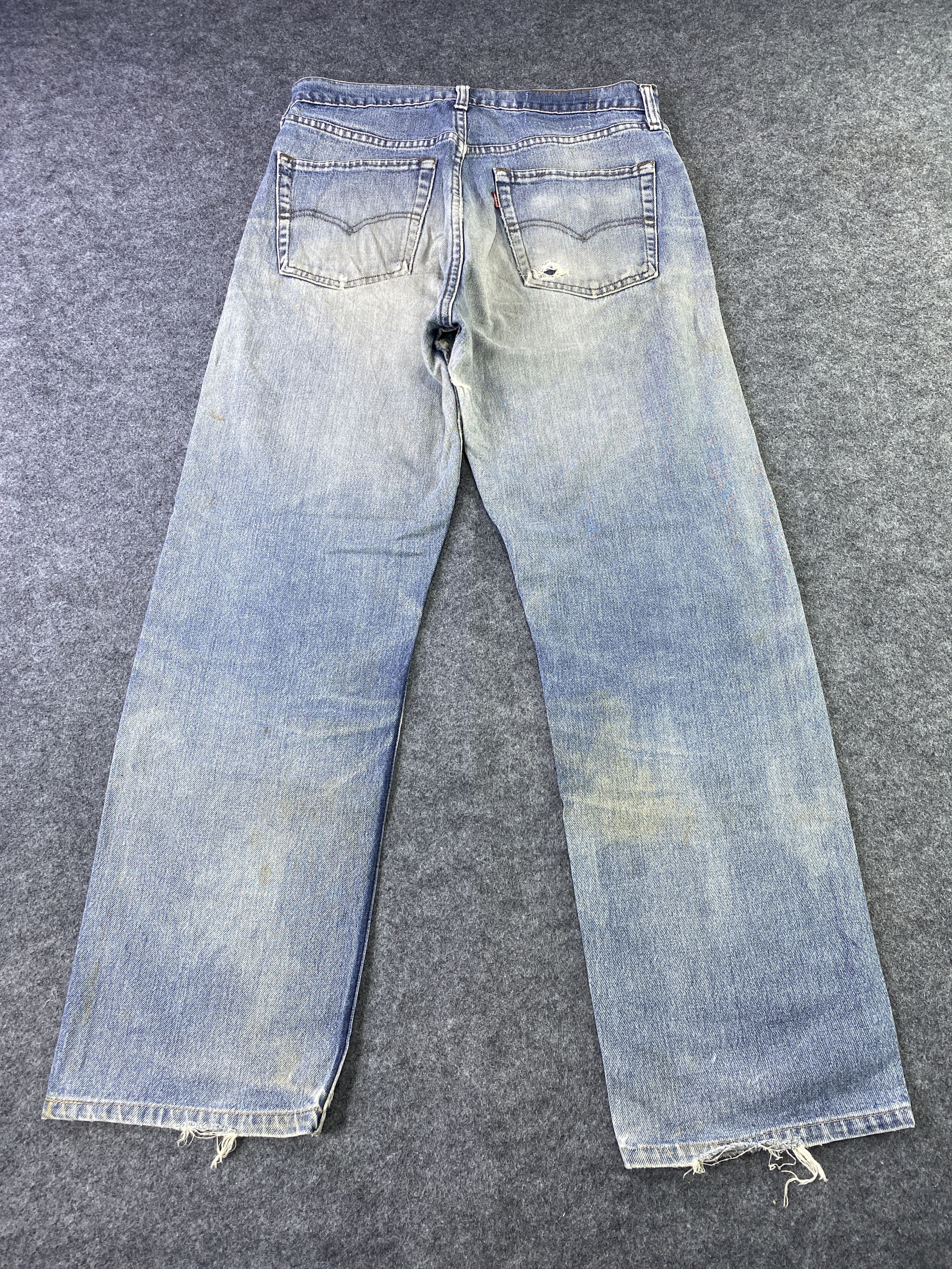 Levi's Vintage Levi's 509 Distress Blue Wash Jeans - J930 Size US 32 / EU 48 - 4 Thumbnail