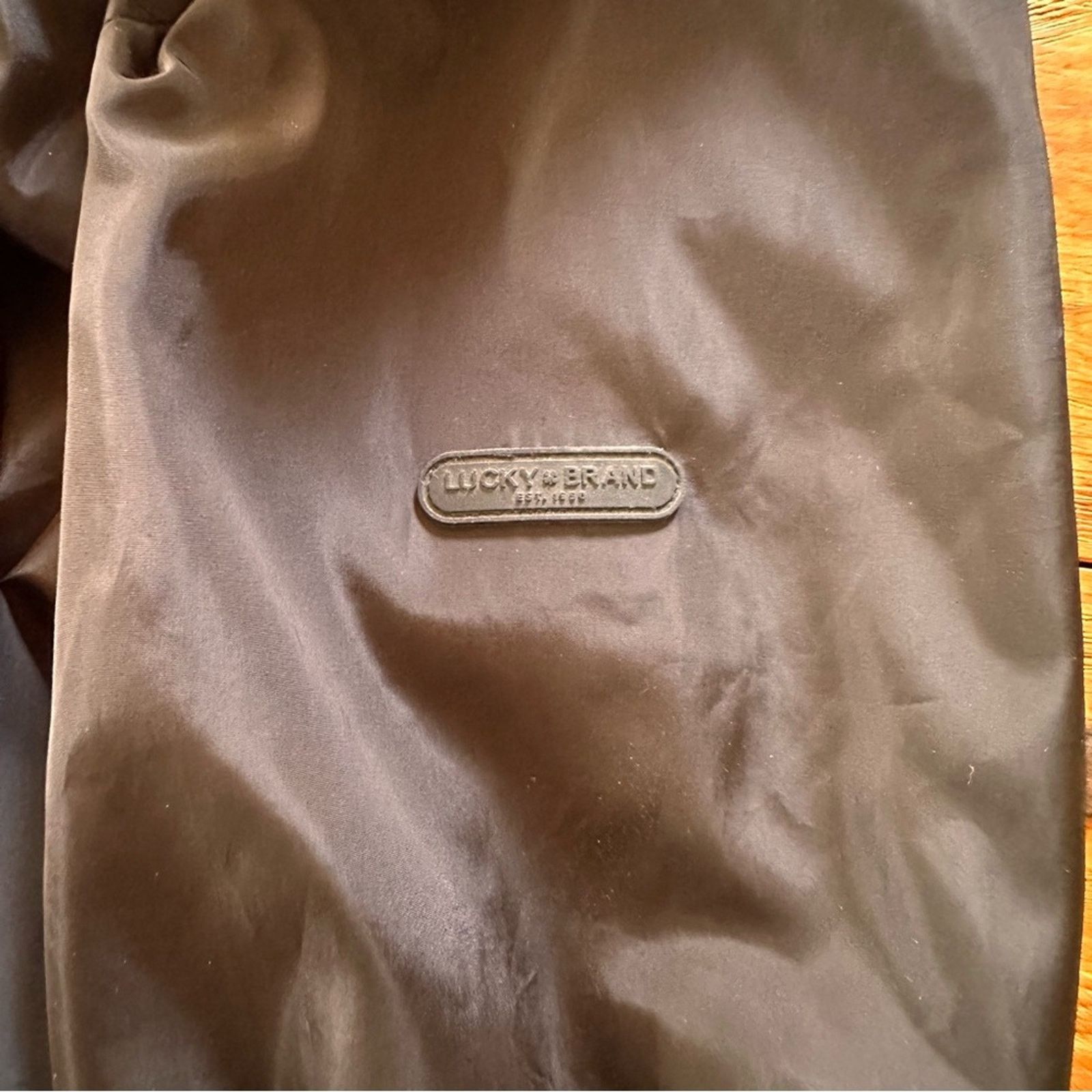 Lucky Brand Lucky Brand Anorak Windbreaker Jacket – Black –Size XL – EUC Size XL / US 12-14 / IT 48-50 - 7 Thumbnail