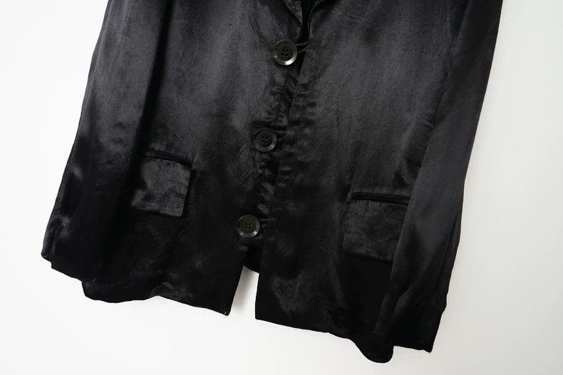 Yohji Yamamoto Yohji Yamamoto Yohji Yamamoto Silk Jacket with Buttons Size US M / EU 48-50 / 2 - 4 Thumbnail