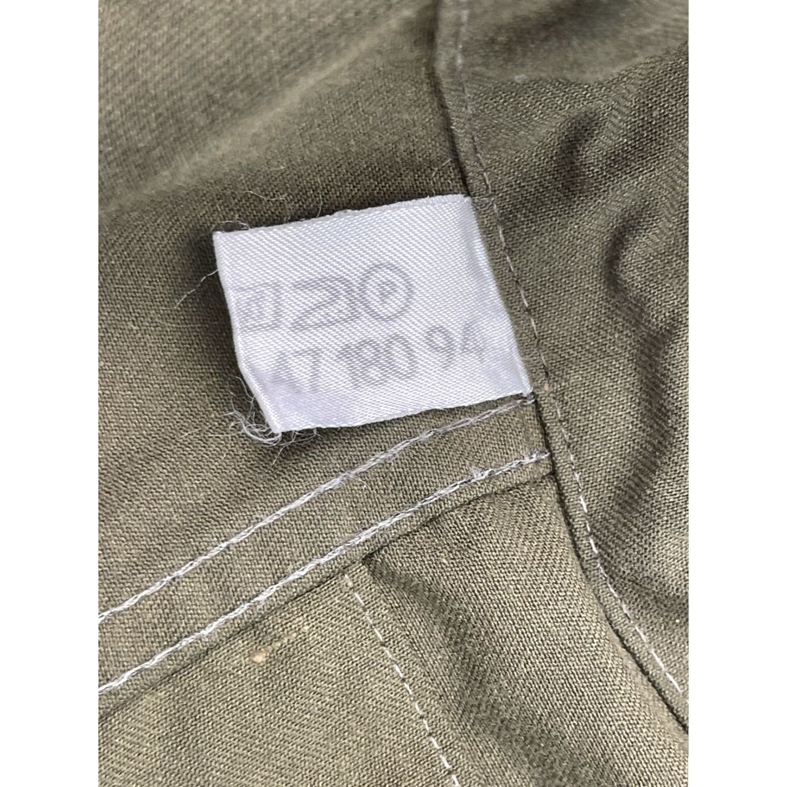 Vintage VINTAGE OZKN PRESEV Czech Republic Field Jacket Coat - Military-Style Army Green, 1991 90s, Size 42, Men, Canvas Utility Outerwear Size US XS / EU 42 / 0 - 6 Thumbnail