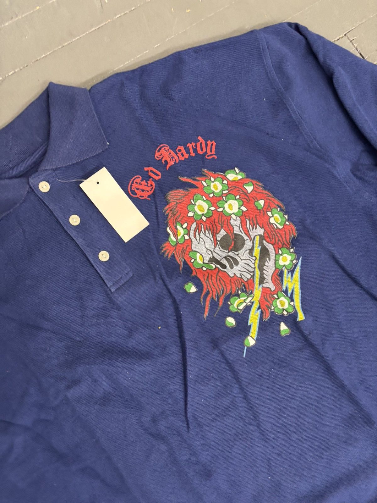 Affliction × Christian Audigier × Ed Hardy Y2K Ed Hardy Polo Longsleeve shirt Size US XXL / EU 58 / 5 - 3 Thumbnail