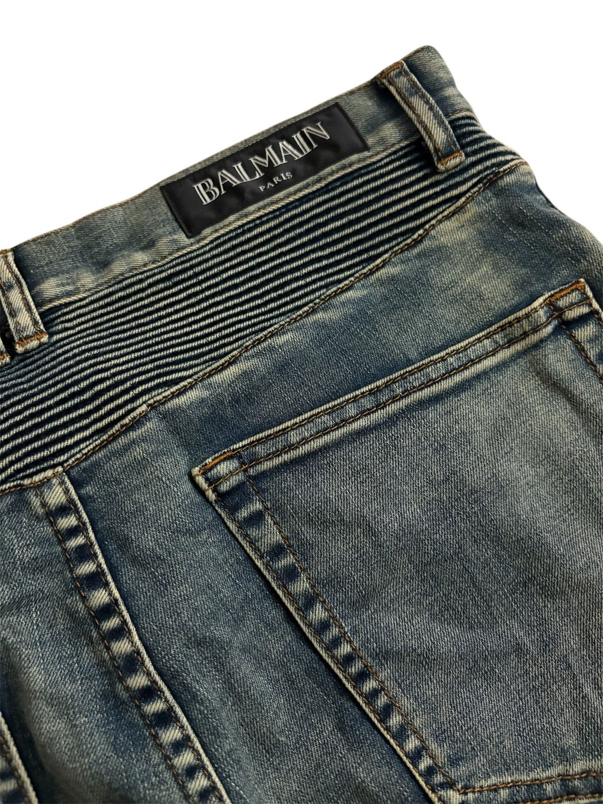 Balmain Balmain distressed biker jeans Size US 34 / EU 50 - 12 Thumbnail