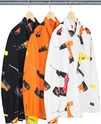 Supreme Supreme Drill Work Shirt SS19 Size US M / EU 48-50 / 2 - 5 Thumbnail
