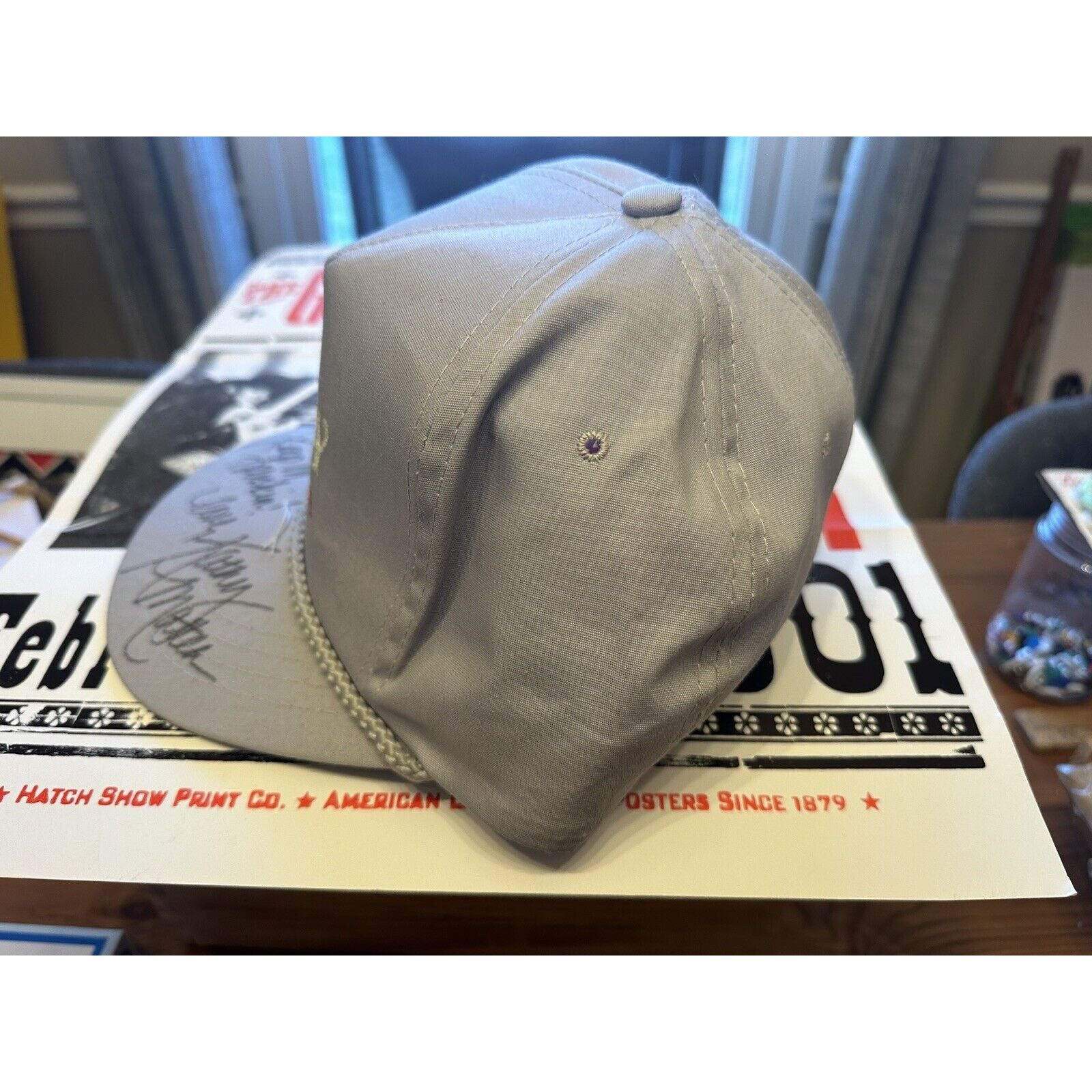 Other SIGNED KATHY MATTEA Vintage Baseball Hat Autograph RARE Read Size ONE SIZE - 3 Thumbnail