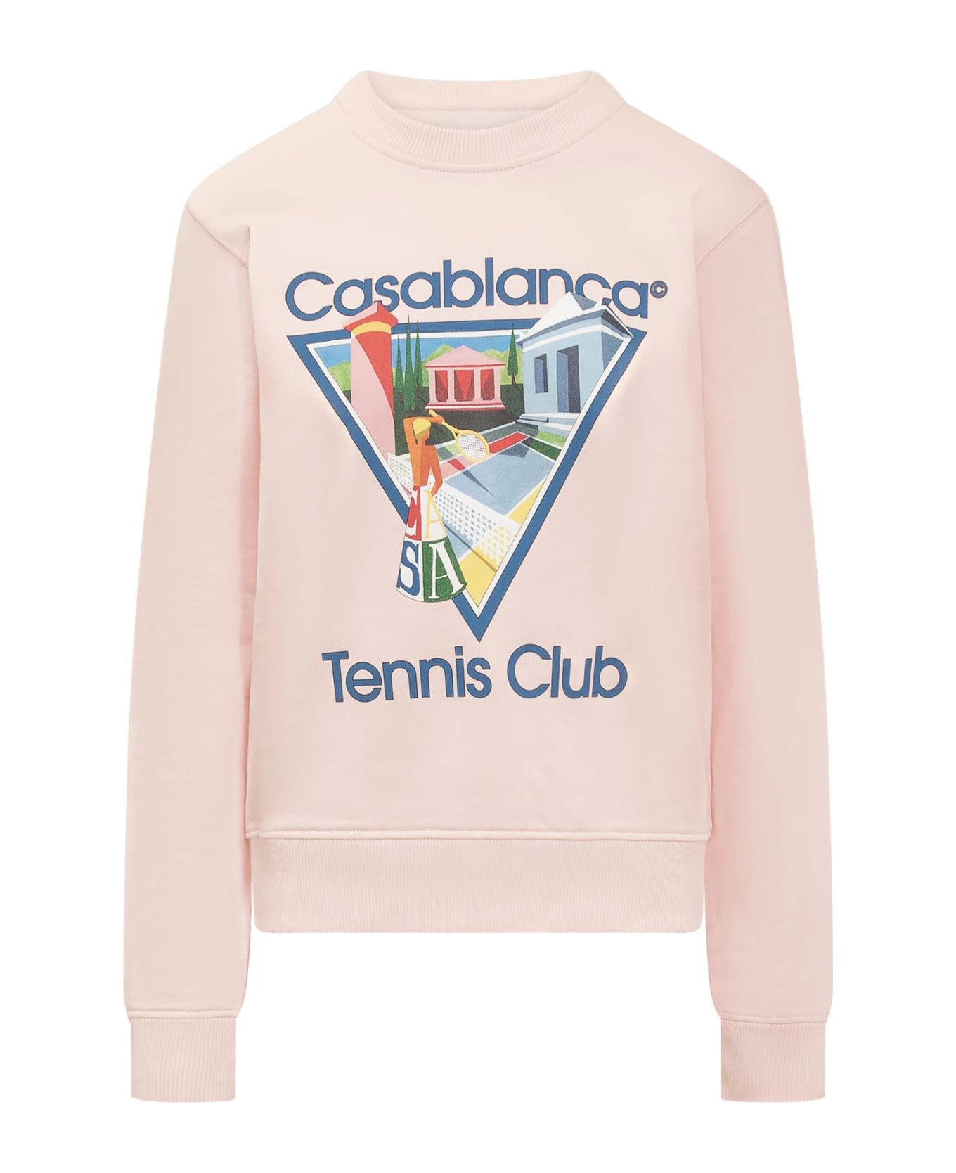 o1mle0326 Printed Sweatshirt in Pink