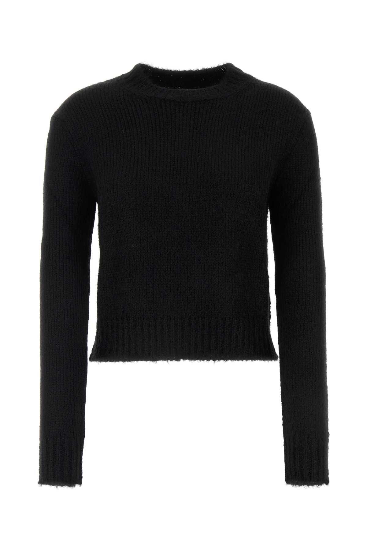 【送料&関税込】Jil Sander Black Alpaca Blend Sweater 90s jil sander alpaca knit BLACK