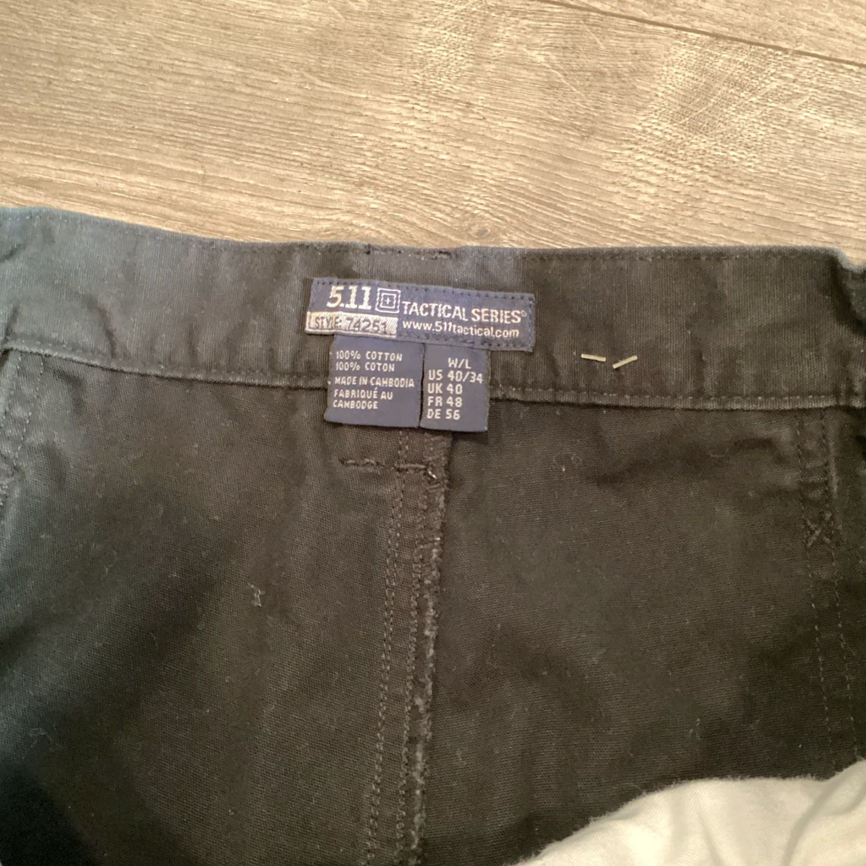 Vintage 5.11 Tactical Taclite Pro Pants Mens 40/34 Relaxed Fit Ripstop Black Style 74251 Size US 40 / EU 56 - 2 Thumbnail