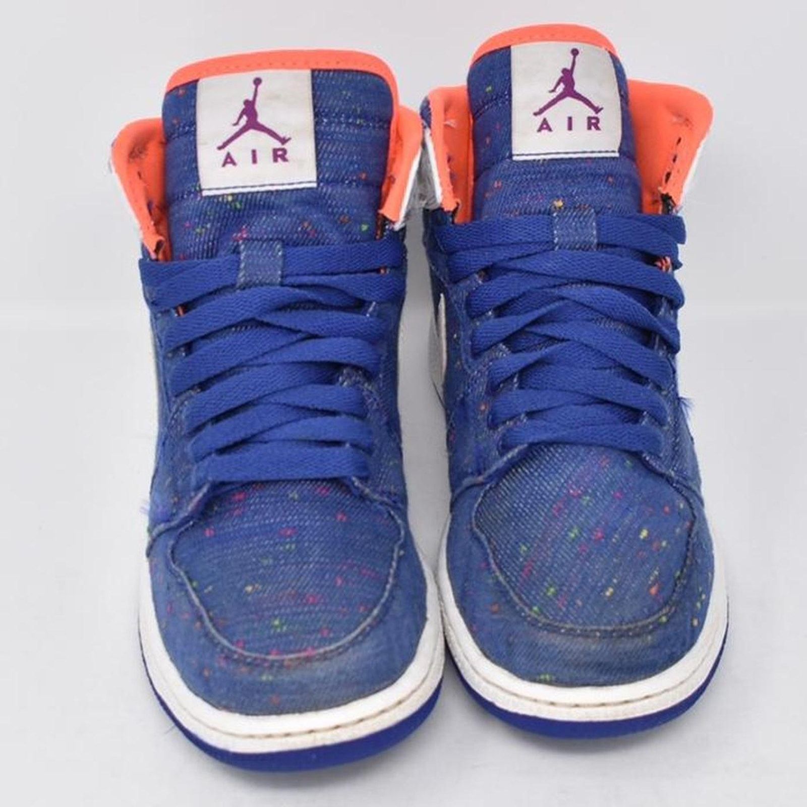 Jordan Brand 2016 Jordan 1 Mid “Speckled Denim” Size US 5 / IT 35 - 3 Thumbnail
