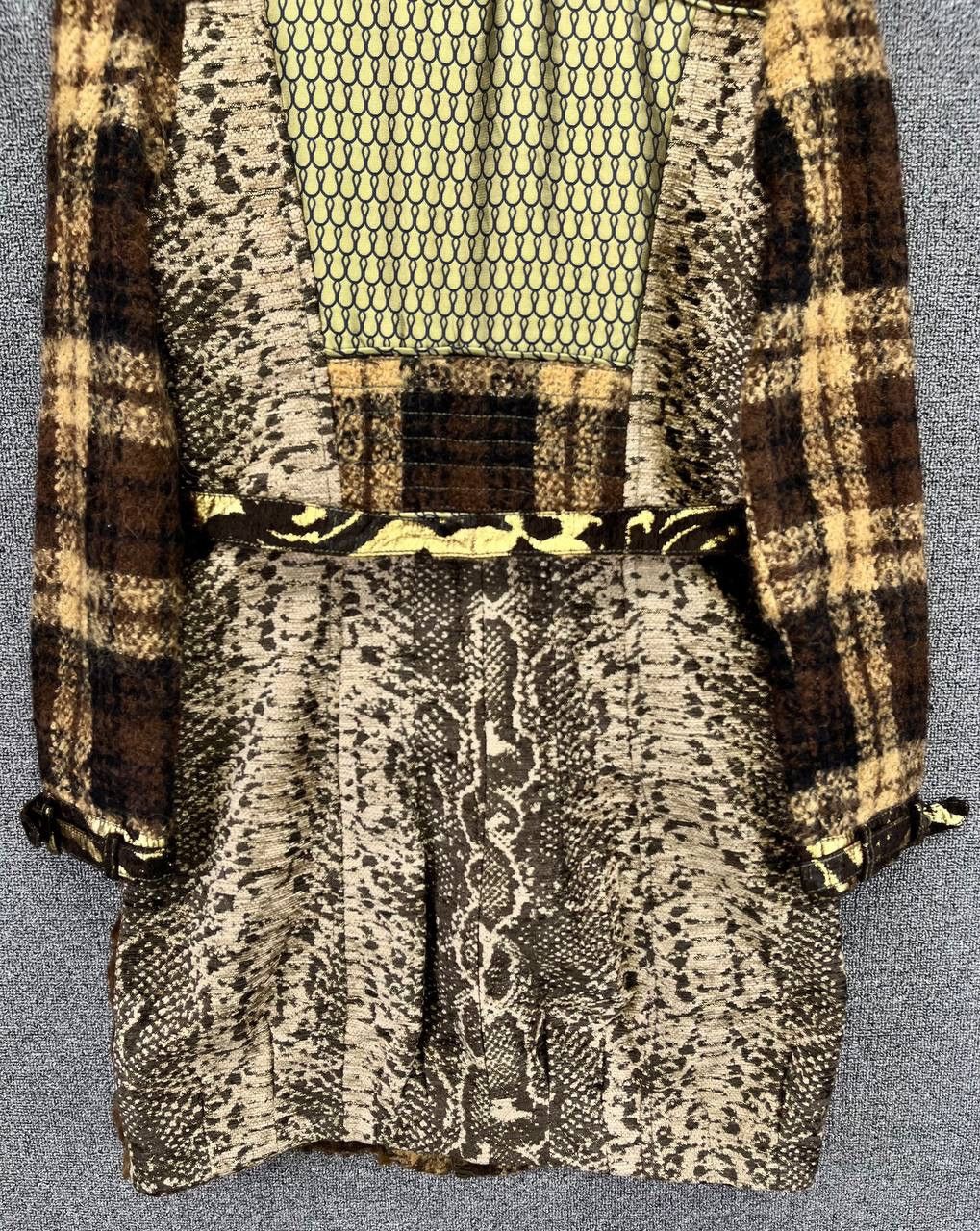 Desigual Vintage Desigual Cobra Wool Long Jacket Size XS / US 0-2 / IT 36-38 - 11 Thumbnail