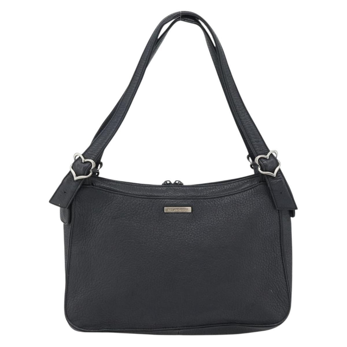 Saint Laurent Paris Saint Laurent Leather Heart Shoulder Bag Silver Size ONE SIZE - 1 Thumbnail