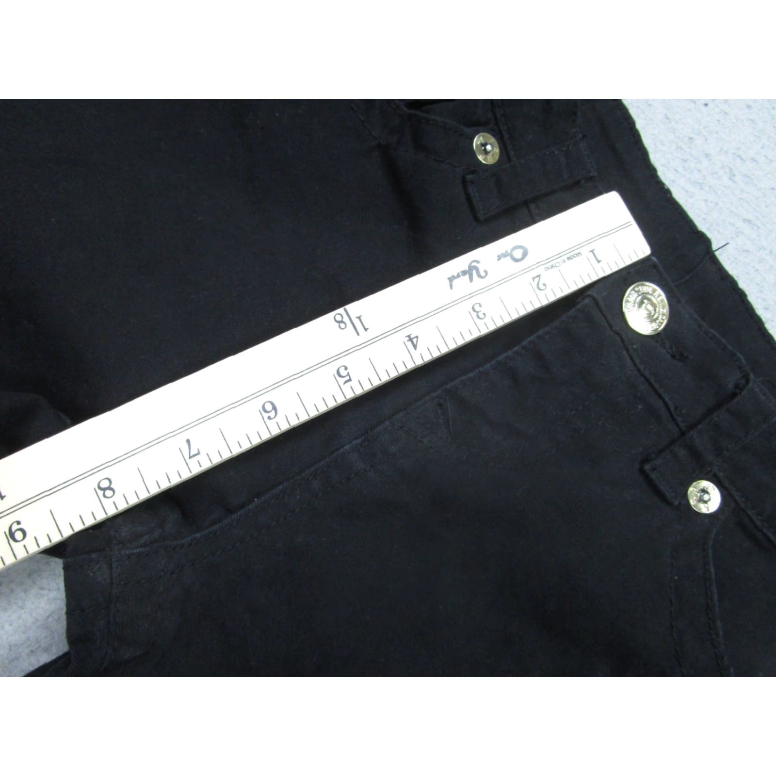 True Religion VINTAGE True Religion Skinny Slim Jeans Womens 14 Black Low Rise Size 36" / US 14 / IT 50 - 7 Thumbnail