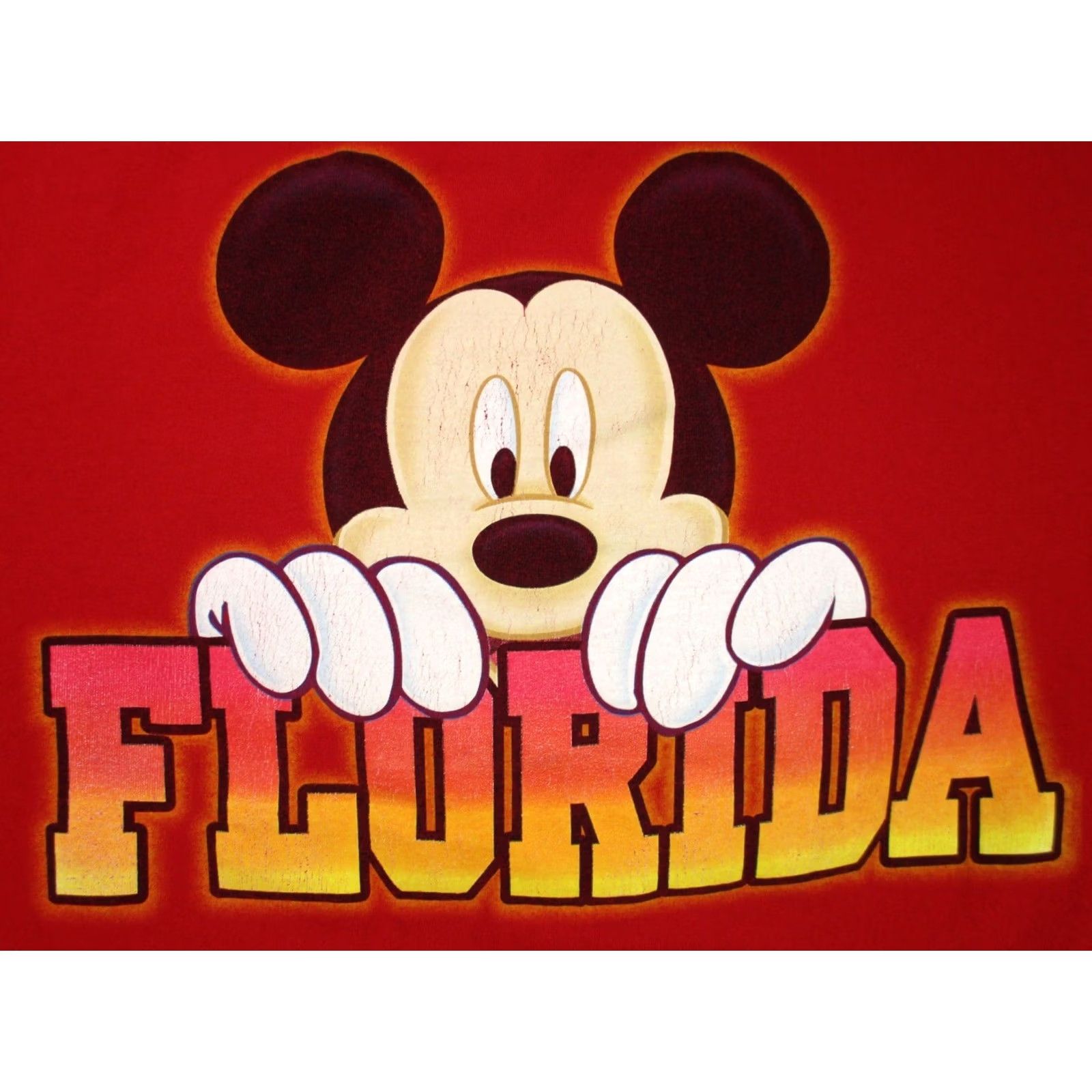 Disney VINTAGE MICKEY MOUSE T-Shirt XL Walt Disney surf beach soft 90s CARTOON Men Size US XL / EU 56 / 4 - 5 Thumbnail