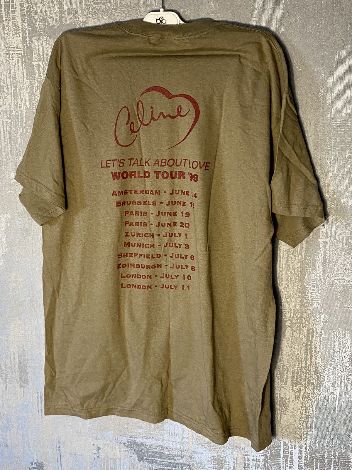Band Tees Vintage 1999 Celine Dion (Shania Twain Whitney Houston) Size US L / EU 52-54 / 3 - 4 Thumbnail