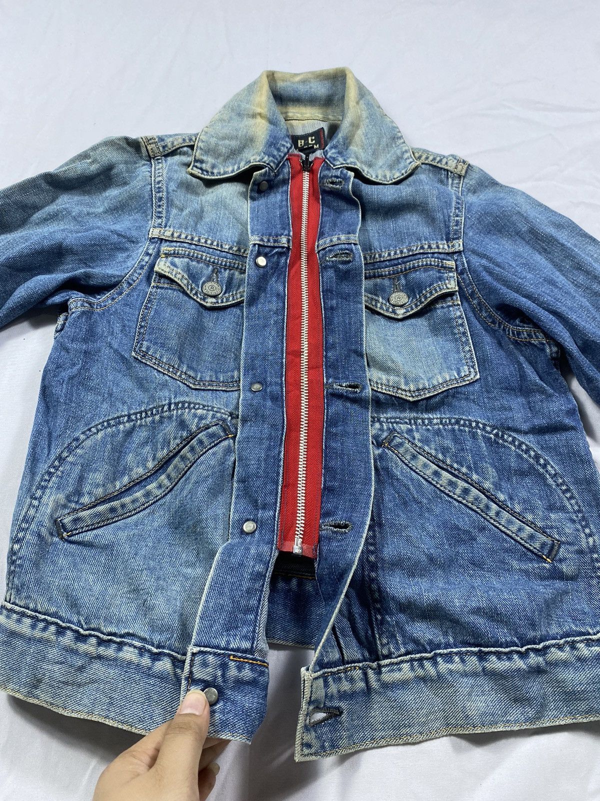 45rpm Japanese 45RMP B-C zip up Jacket denim Size US M / EU 48-50 / 2 - 3 Thumbnail