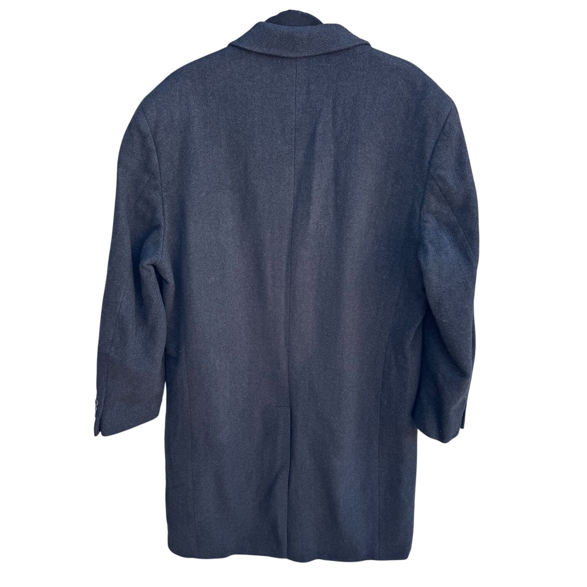 Lauren Ralph Lauren Lauren Ralph Lauren Mens Charcoal Overcoat Wool Cashmere Ble Size US XL / EU 56 / 4 - 5 Thumbnail