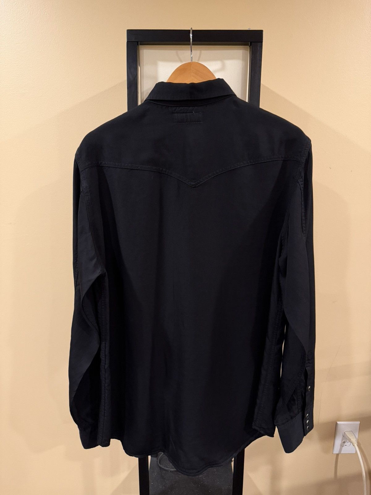 Saint Laurent Paris Saint Laurent x Hedi Western Black Button Up Shirt Size US XXL / EU 58 / 5 - 4 Thumbnail