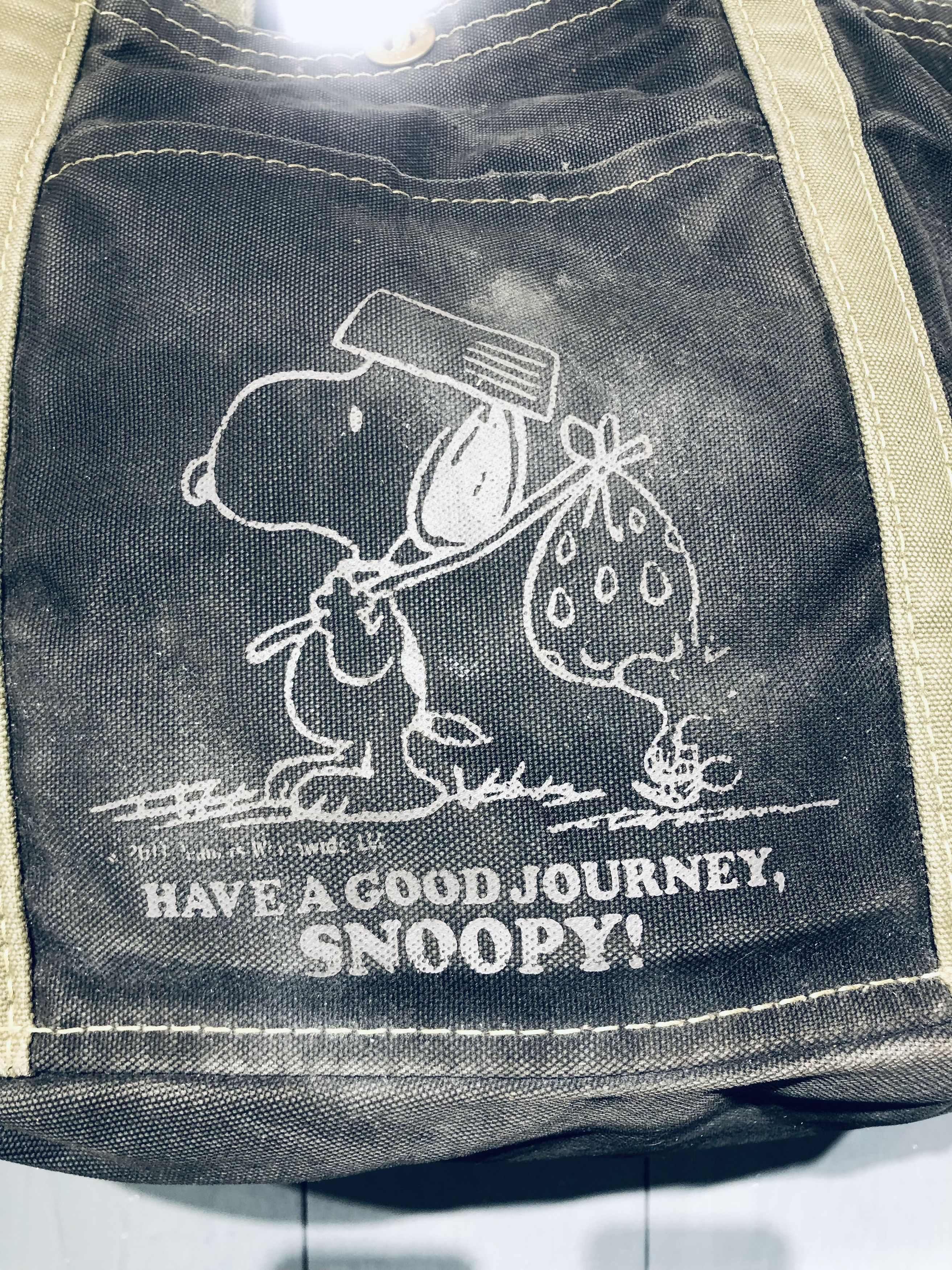 SNOOPY X JAPANESE ICHIZAWASHINZABUROHANPU CANVAS TOTEBAG