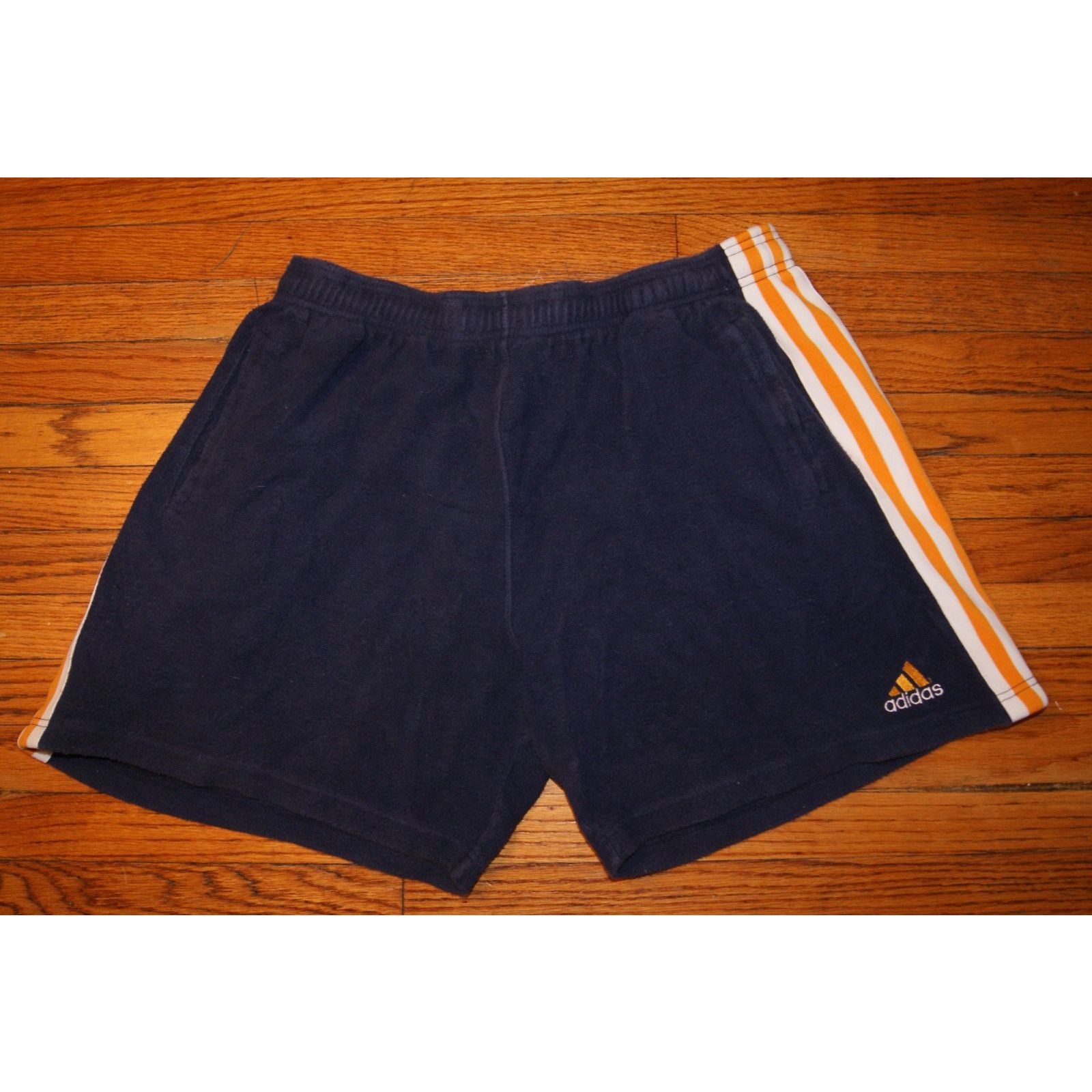 Adidas VTG Y2K Adidas Terry Cloth Towel Mens XL Blue Shorts White Size US 36 / EU 52 - 1 Thumbnail