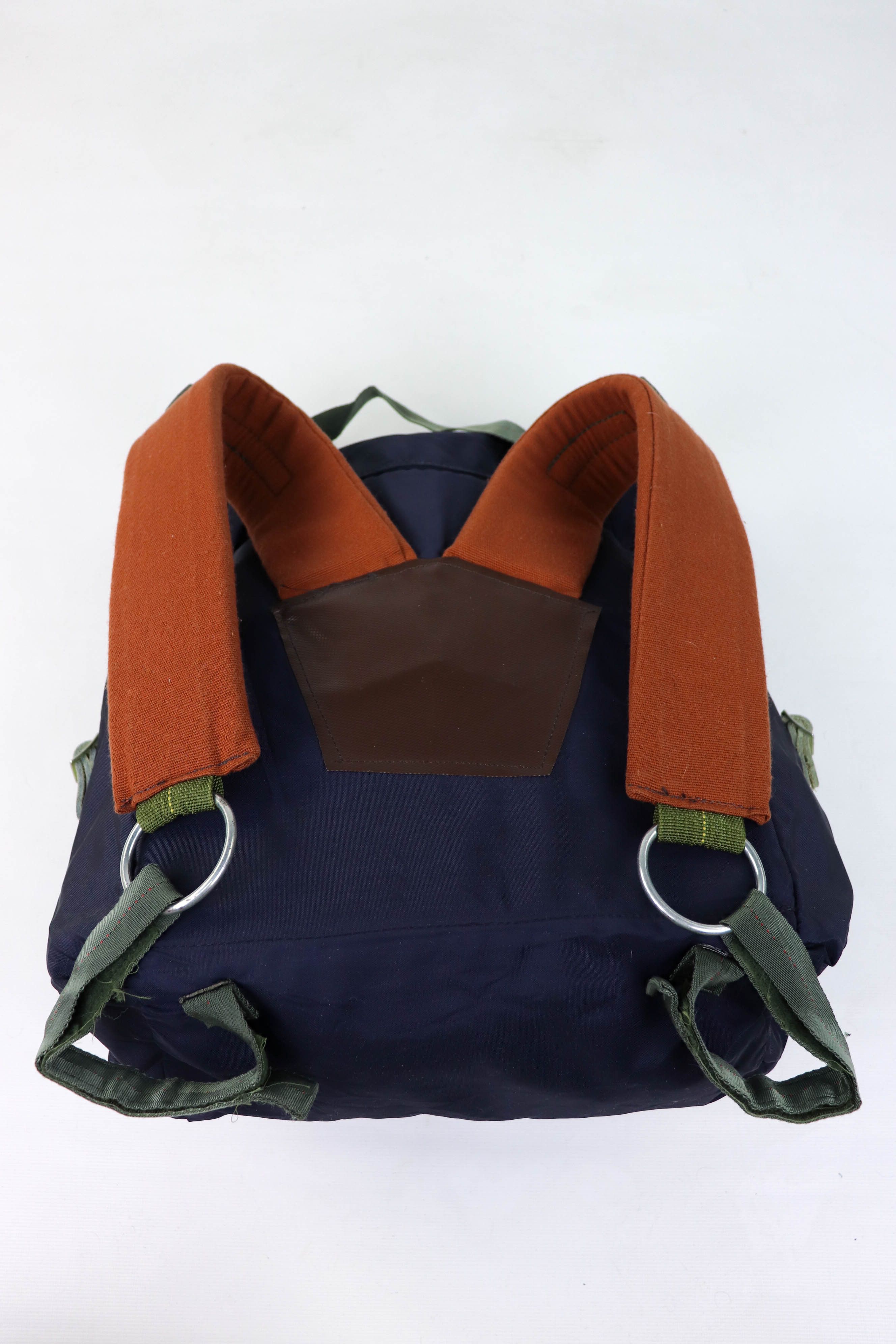 Vintage Vintage Custom Made Nylon/Leather Military Army Rucksack Size ONE SIZE - 4 Thumbnail