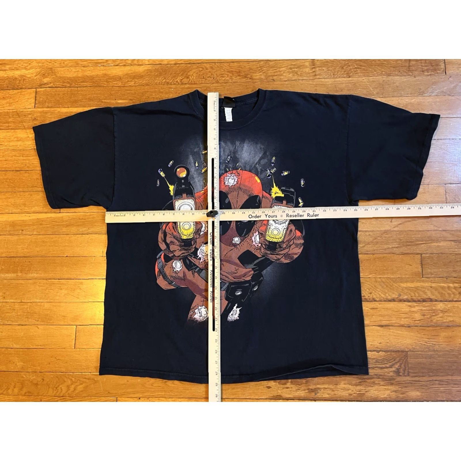 Mad Engine VINTAGE Mad Engine Deadpool Shirt Men's 2XL Black Logo Graphic Print Classic Comics Retro X-Force Mens Size US XXL / EU 58 / 5 - 7 Thumbnail