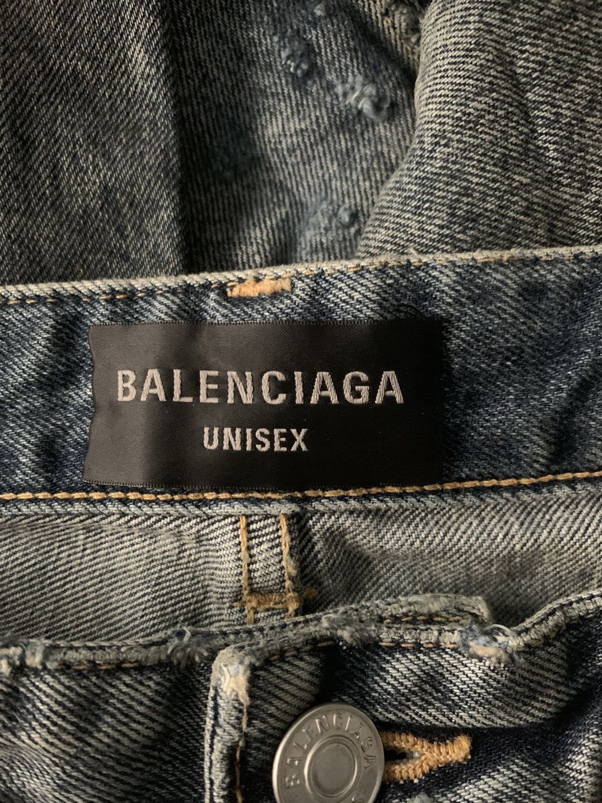 Balenciaga Balenciaga SS23 Mud Show Oil Spilled Destroyed Baggy Jeans Size US 32 / EU 48 - 7 Thumbnail