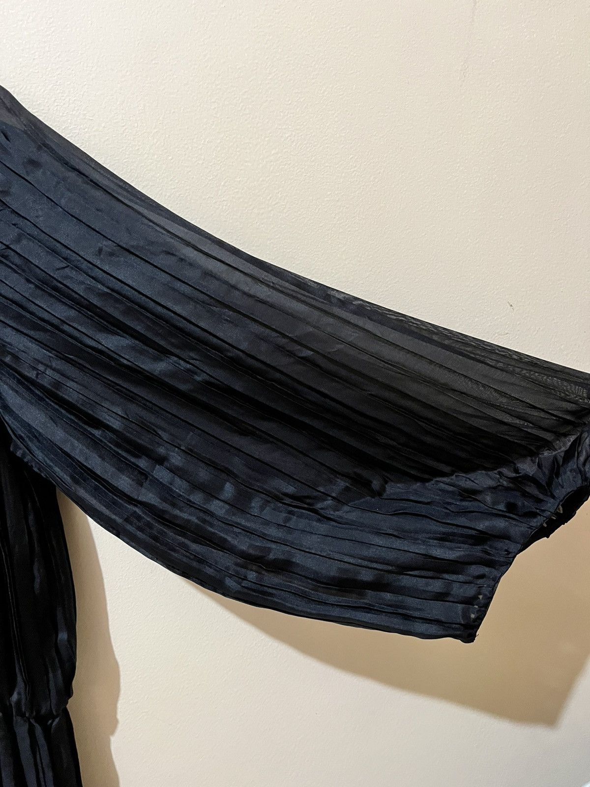 Chloe Chloè - Phoebe Philo - Pleated - Puff Sleeve - Midi Dress Size M / US 6-8 / IT 42-44 - 8 Thumbnail