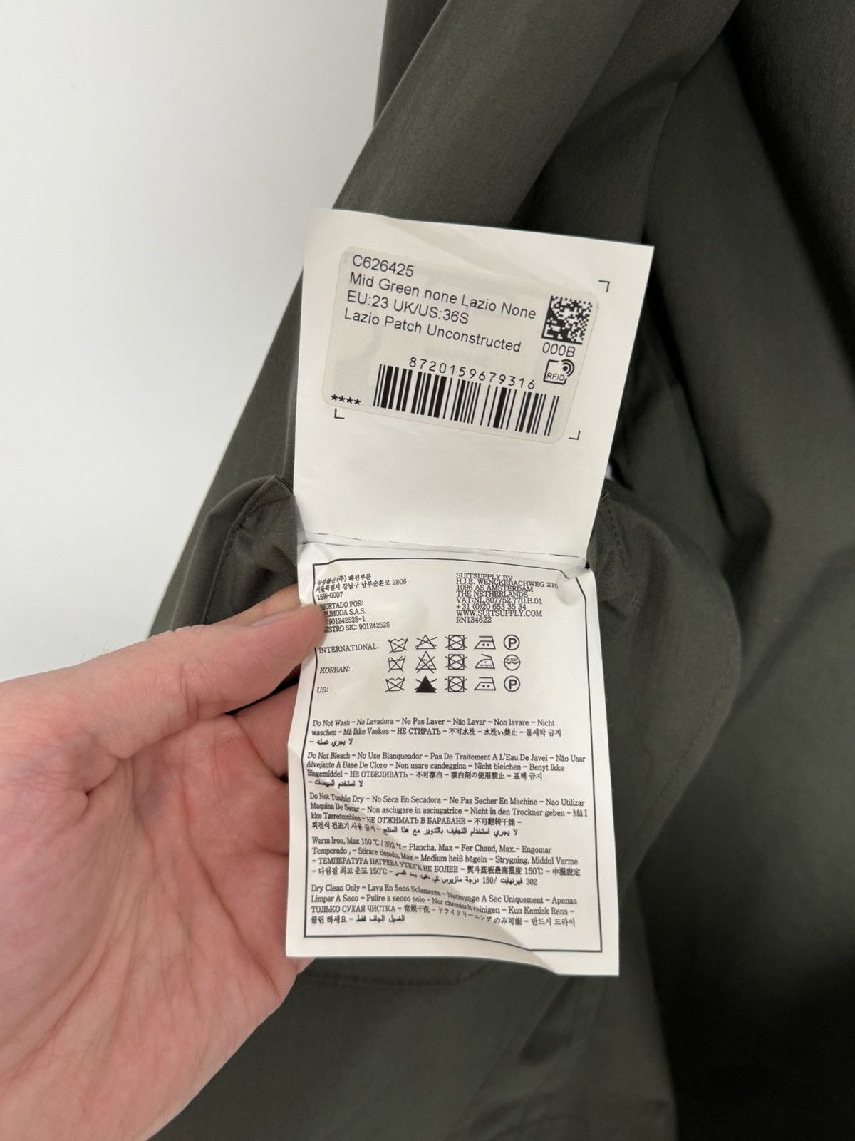 Other Suitsupply Lazio Patch Unconstructed Blazer Women’s Green Size M / US 6-8 / IT 42-44 - 18 Thumbnail