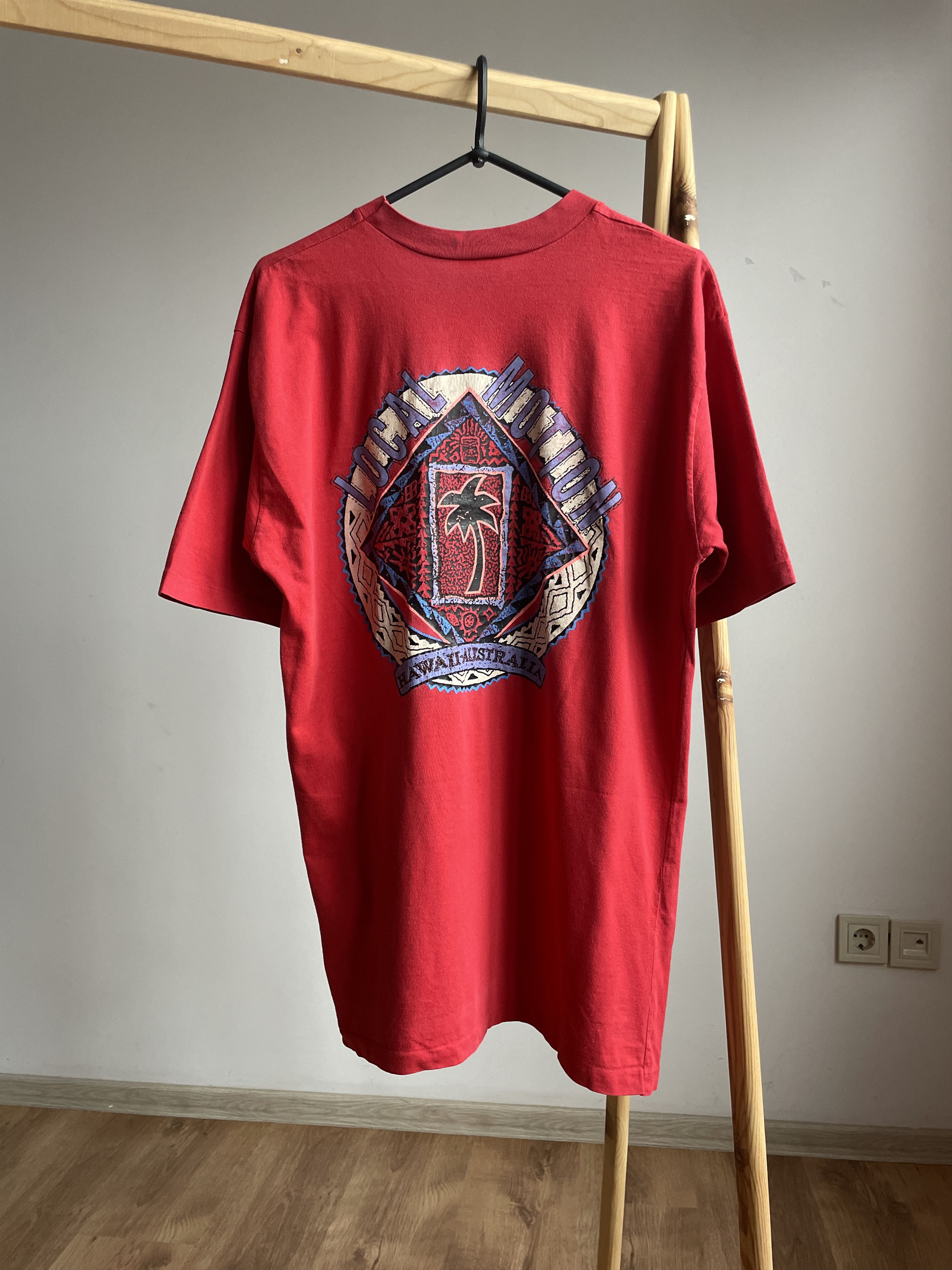 Vintage Hawaii-Australia Vintage 90's Single Stitch Graphic T-Shirt Size US L / EU 52-54 / 3 - 1 Thumbnail