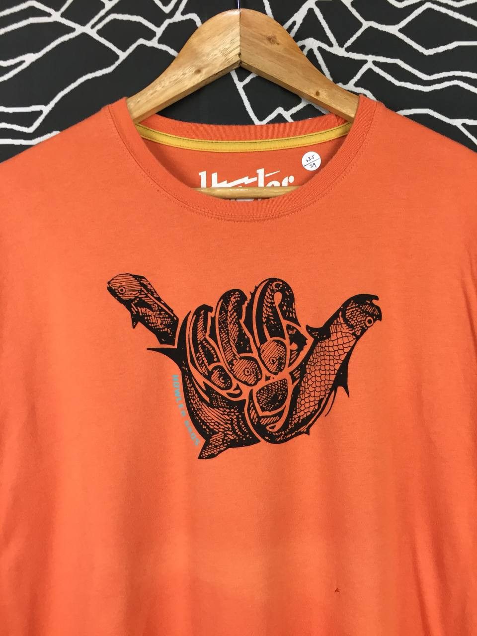 Howler Brothers × Vintage Howler Bros Fish Shaka Fishing Sports Tee Size US L / EU 52-54 / 3 - 3 Thumbnail