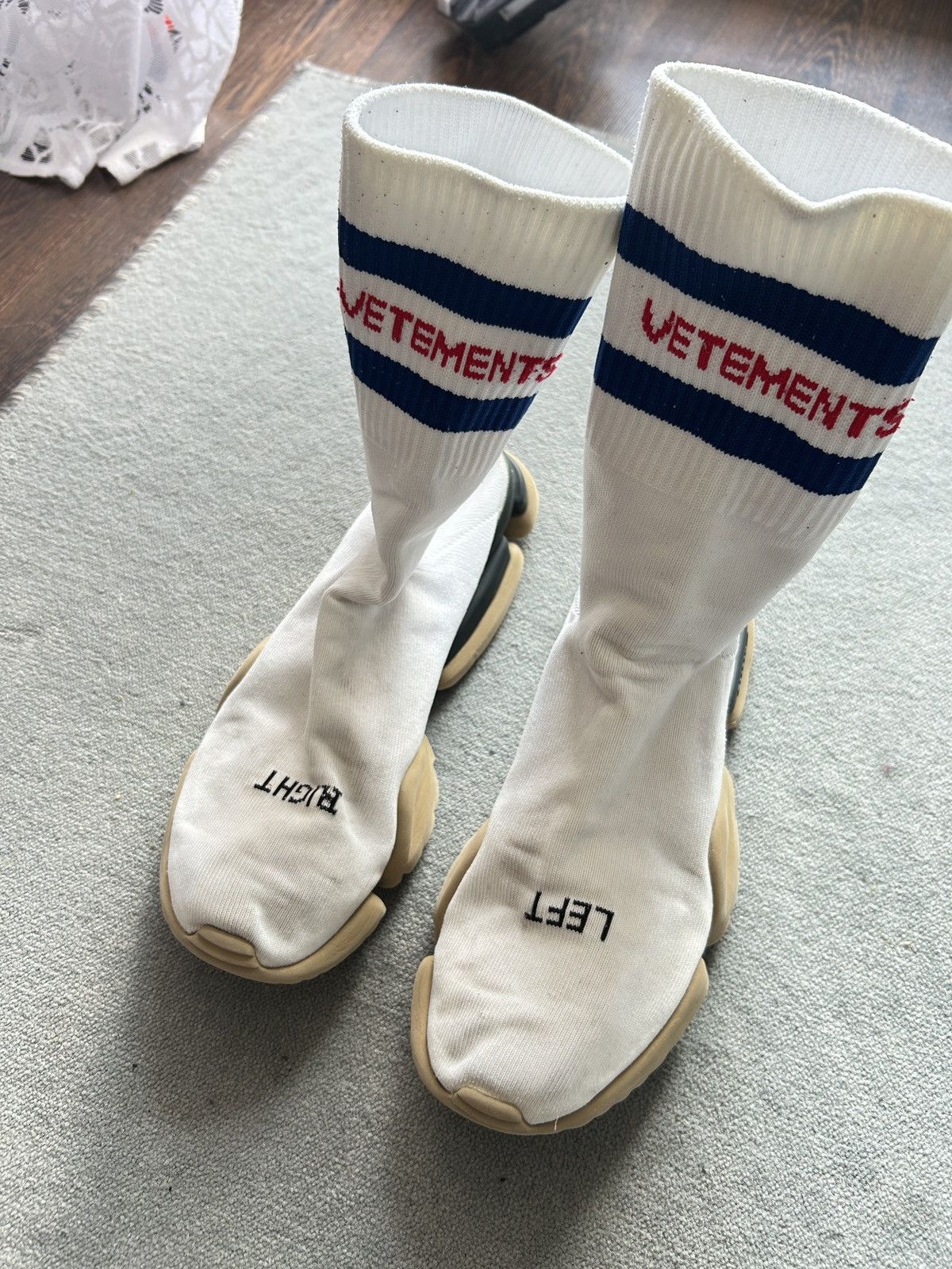 Reebok × Vetements VETEMENTS / REEBOK - SOCK RUNNER Size US 9.5 / EU 42-43 - 5 Thumbnail