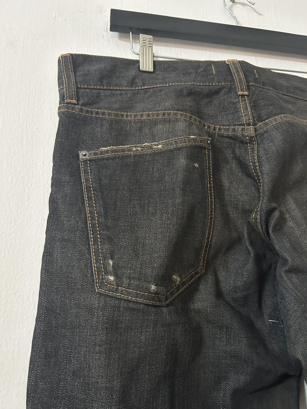 Dolce & Gabbana × Japanese Brand Dolce Gabbana Distressed Black Jeans Size US 37 - 12 Thumbnail