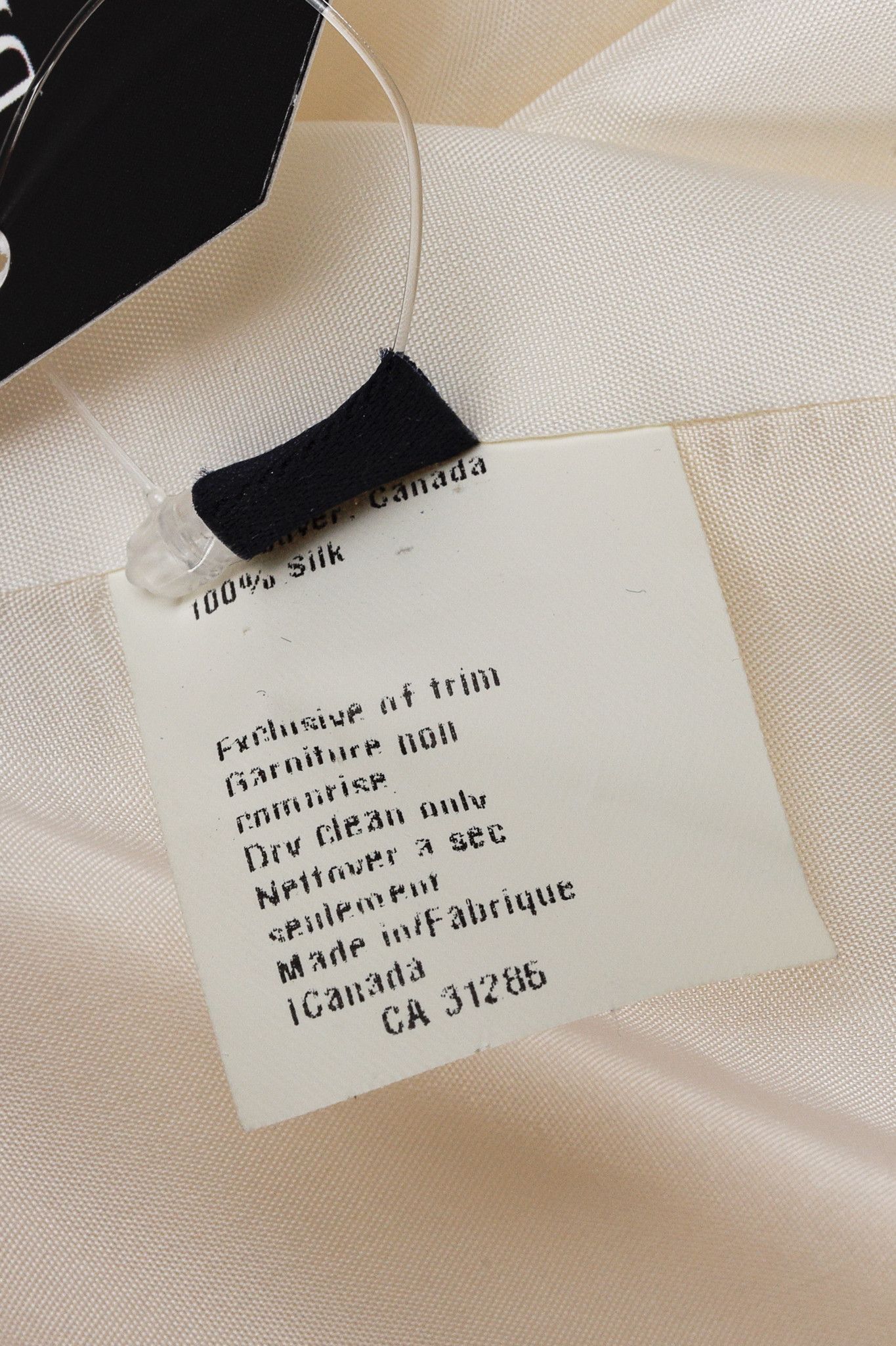 Other Ron Leal Vintage Classic Off White Raw Silk Blazer Size S / US 4 / IT 40 - 9 Thumbnail