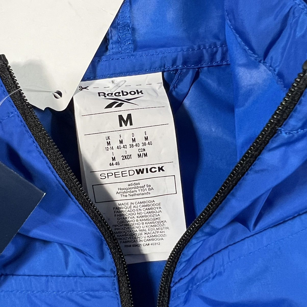 Reebok Brand New Womens Reebok Windbreaker Size M / US 6-8 / IT 42-44 - 3 Thumbnail