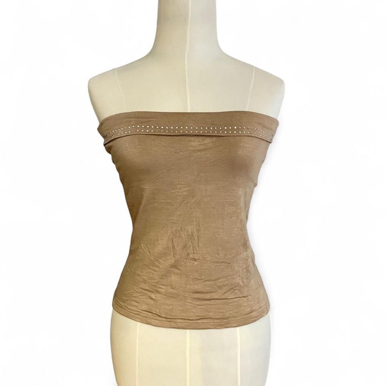 Other Y2K fairy boho brown bedazzled tube top Size XS / US 0-2 / IT 36-38 - 1 Thumbnail