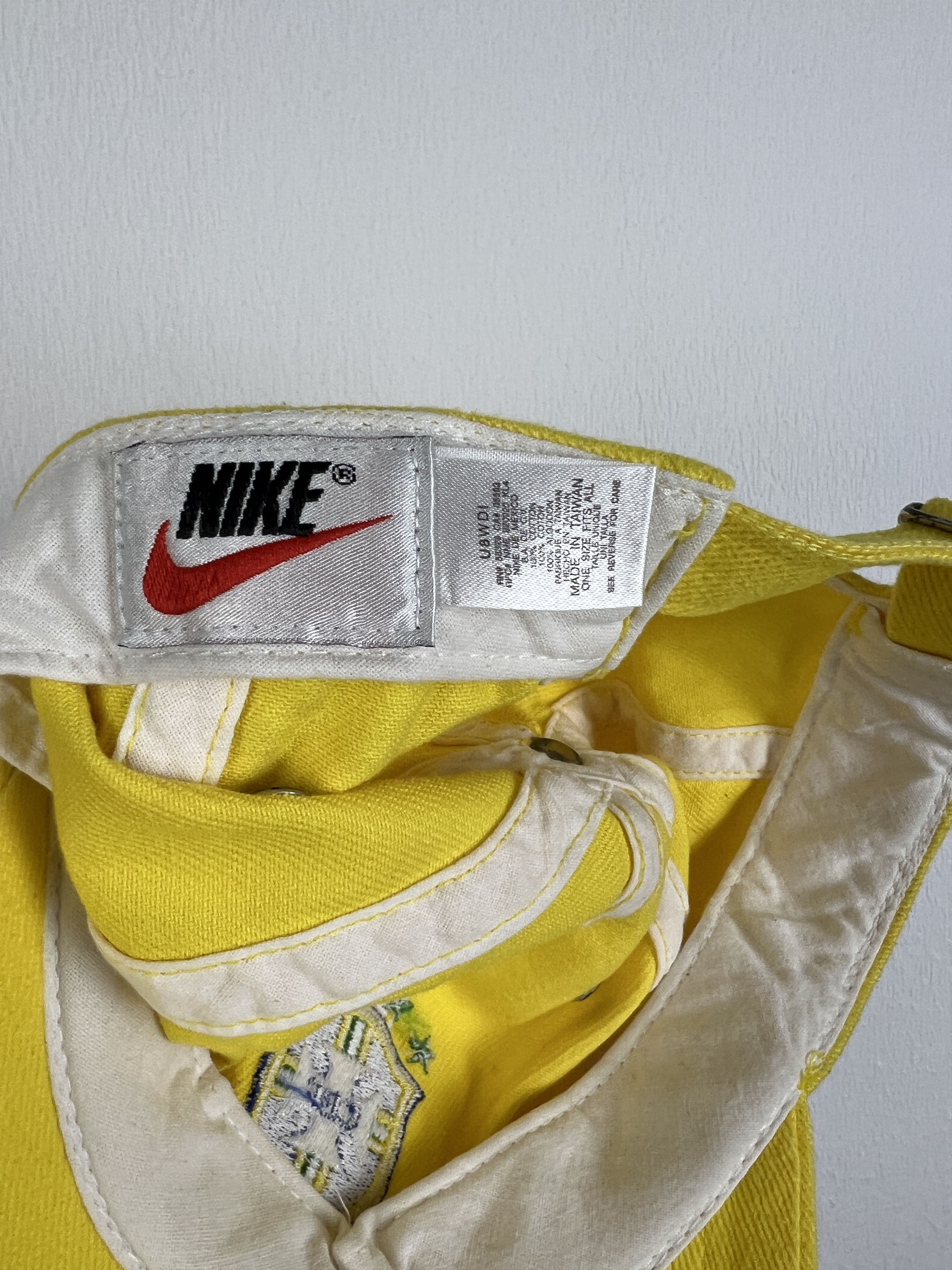 Nike Vintage 2000's Nike Brazil Football Soccer Rare Cap Hat Size ONE SIZE - 8 Thumbnail