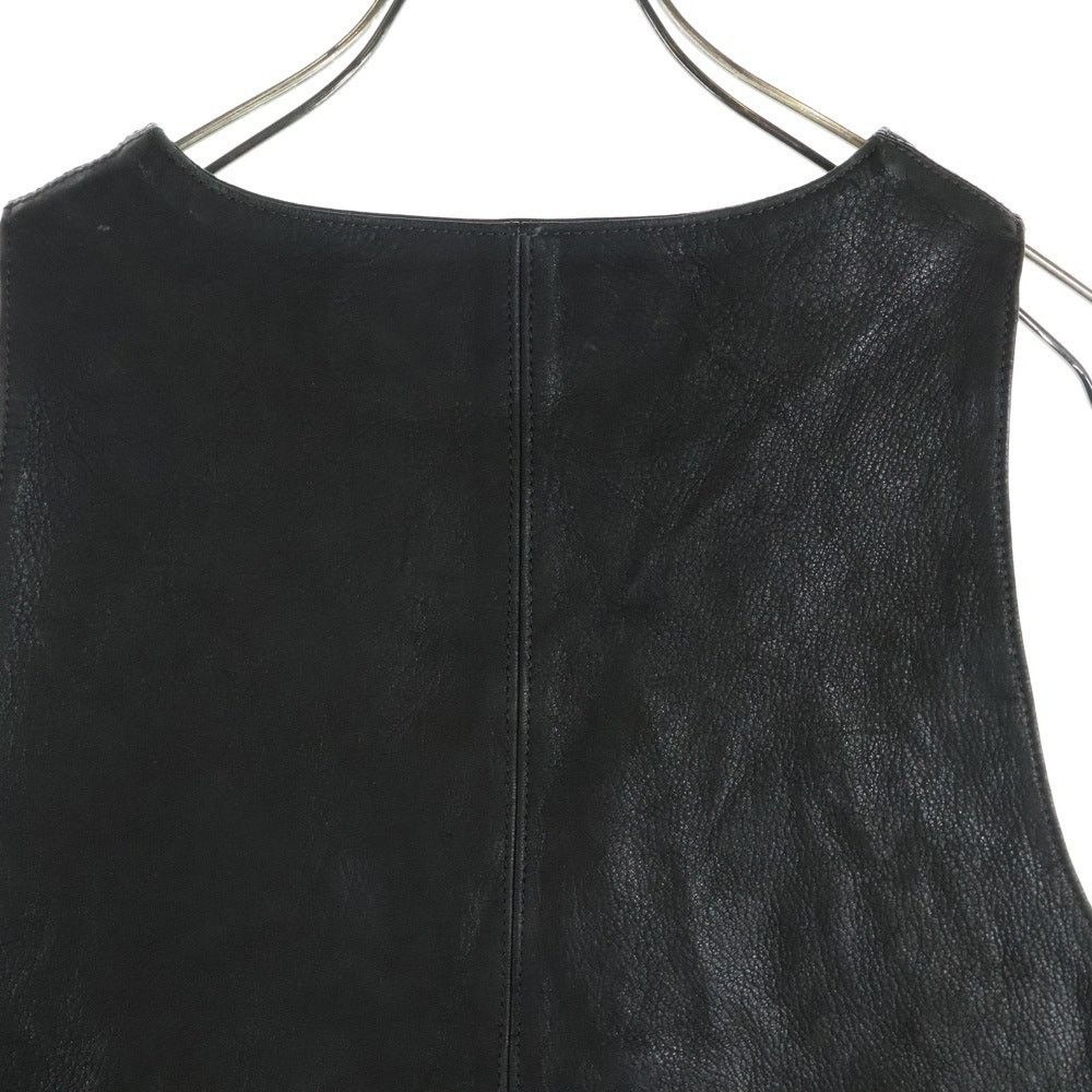 Chrome Hearts Classic 2 Button Leather Vest