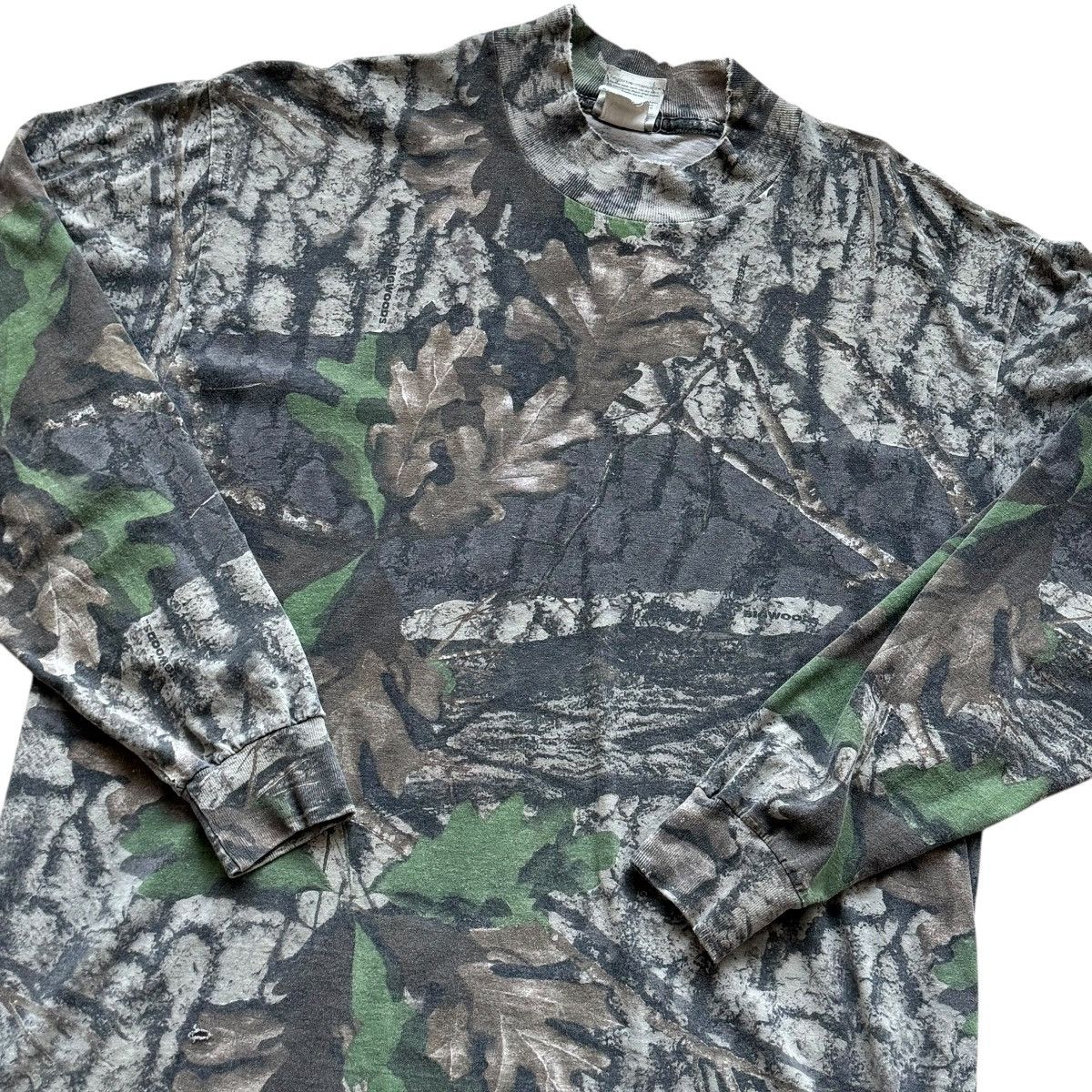 Vintage vintage camo jerzees outdoor longsleeve shirt Size US L / EU 52-54 / 3 - 2 Thumbnail