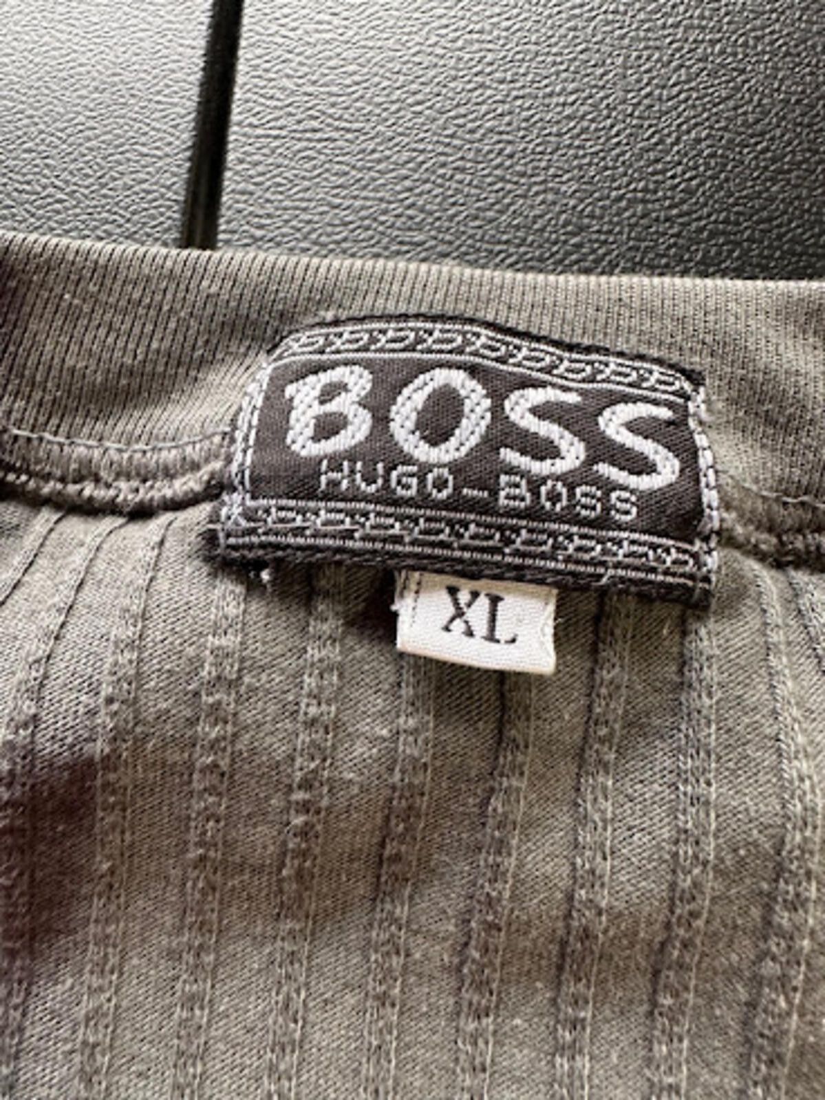 Hugo Boss Hugo Boss Ribbed Tee XL Olive Gray Size US XL / EU 56 / 4 - 3 Thumbnail